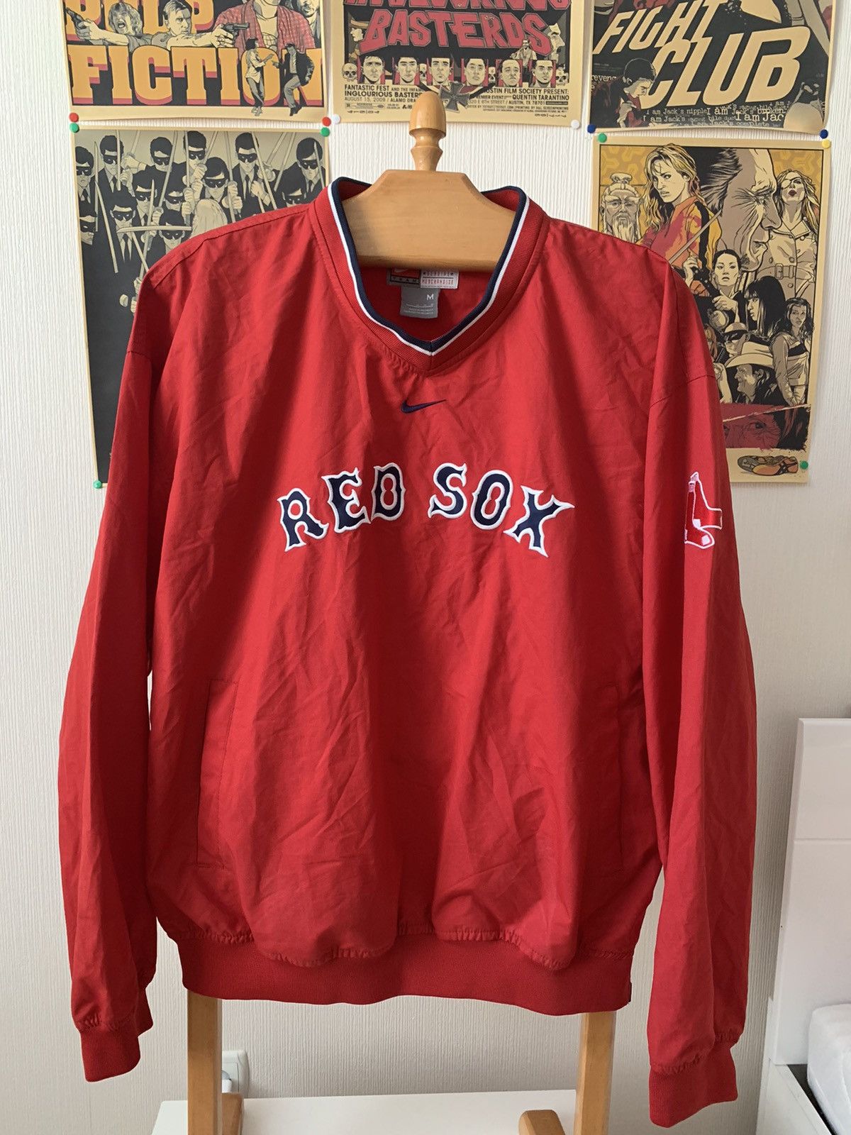 Vintage Boston Red Sox Long Sleeve Shirt Nwt Deadstock Men's Medium