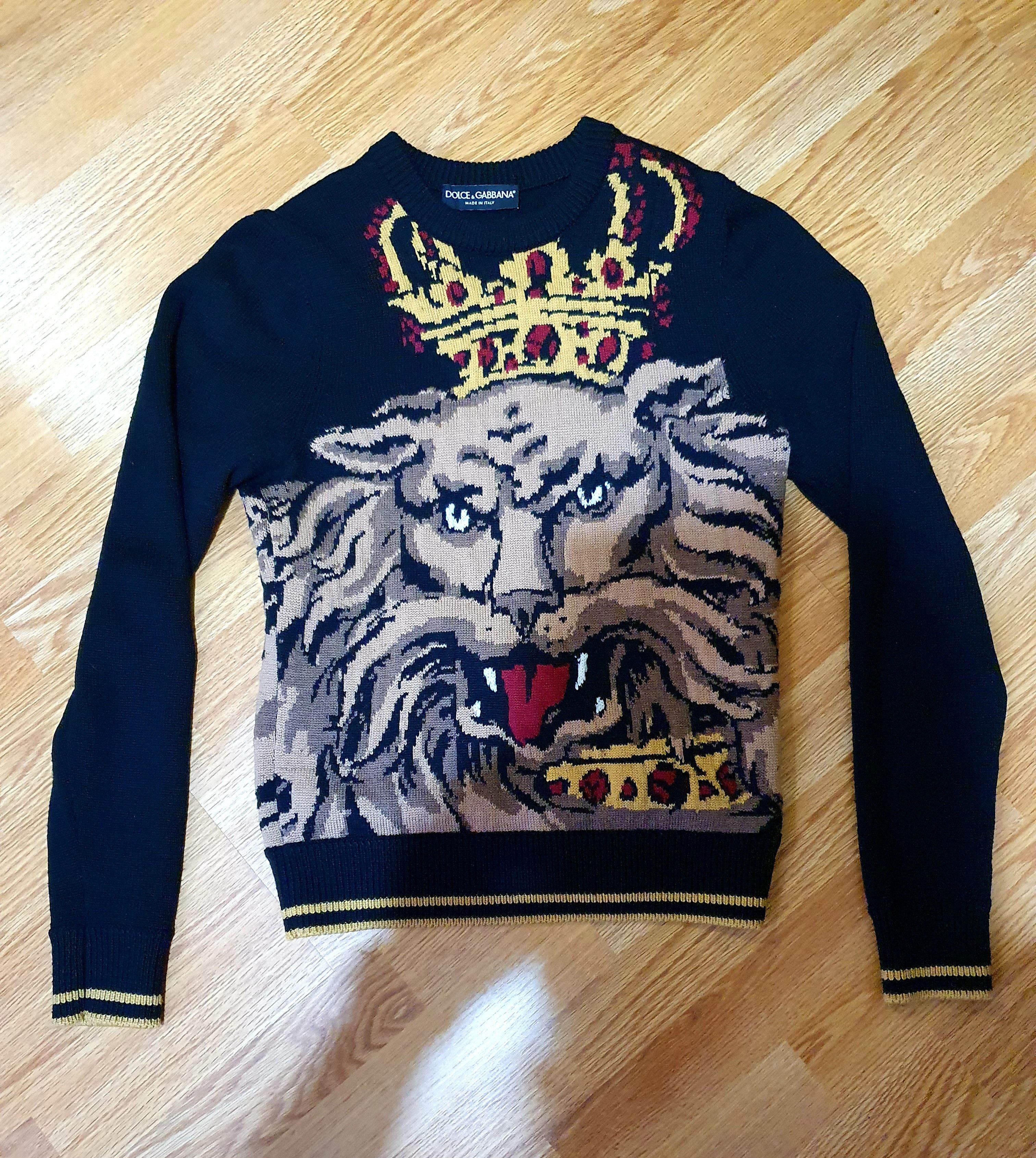 Dolce & Gabbana Dolce & Gabbana King Knitwear Size US S / EU 44-46 / 1 - 1 Thumbnail