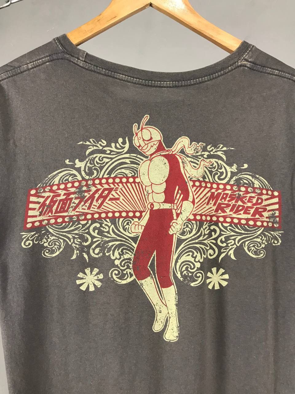 Anime Masked Rider Japanese anima comics tee Size US L / EU 52-54 / 3 - 7 Thumbnail