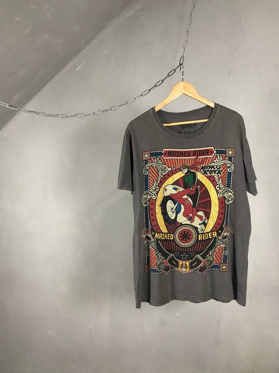 Anime Masked Rider Japanese anima comics tee Size US L / EU 52-54 / 3 - 1 Thumbnail