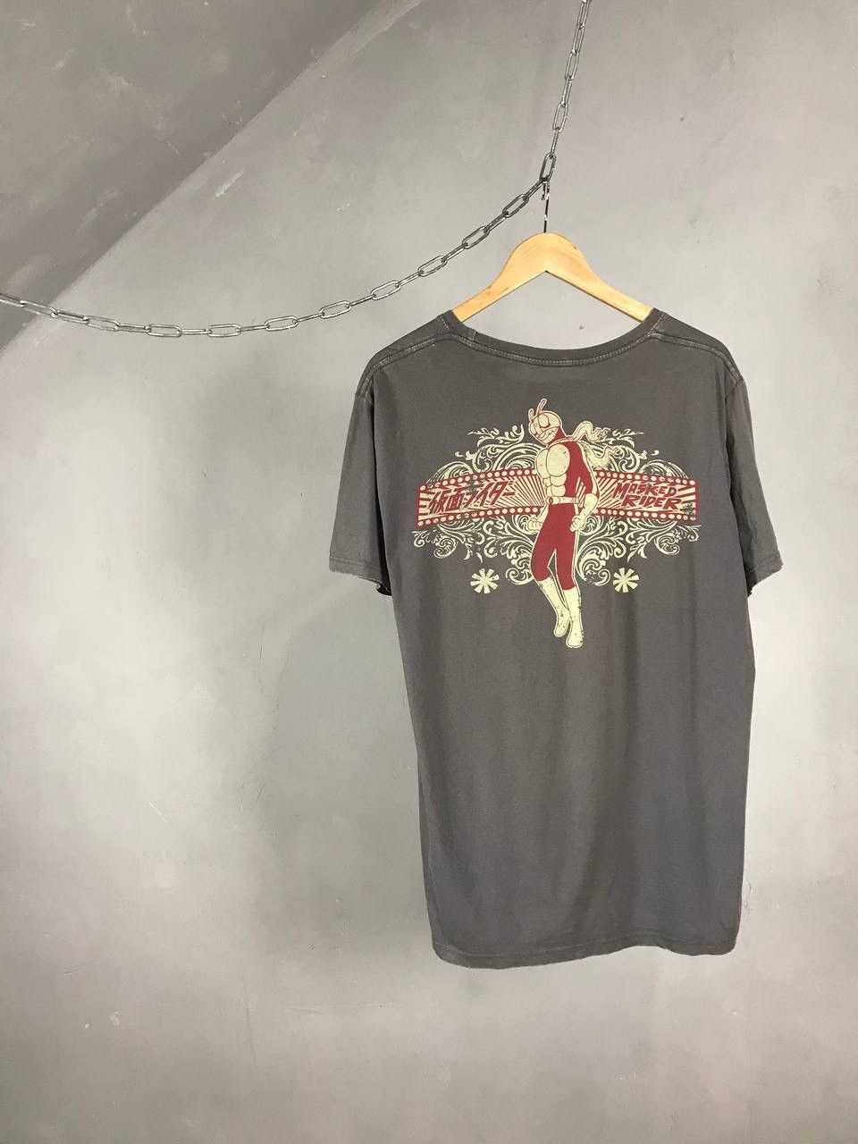 Anime Masked Rider Japanese anima comics tee Size US L / EU 52-54 / 3 - 6 Thumbnail