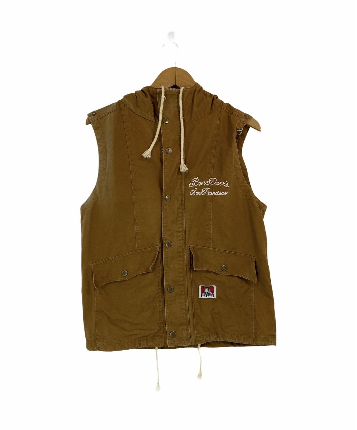 Ben Davis Ben Davis Workwear Less sleeve Hoodie Jacket SAN francisco Size US L / EU 52-54 / 3 - 1 Thumbnail