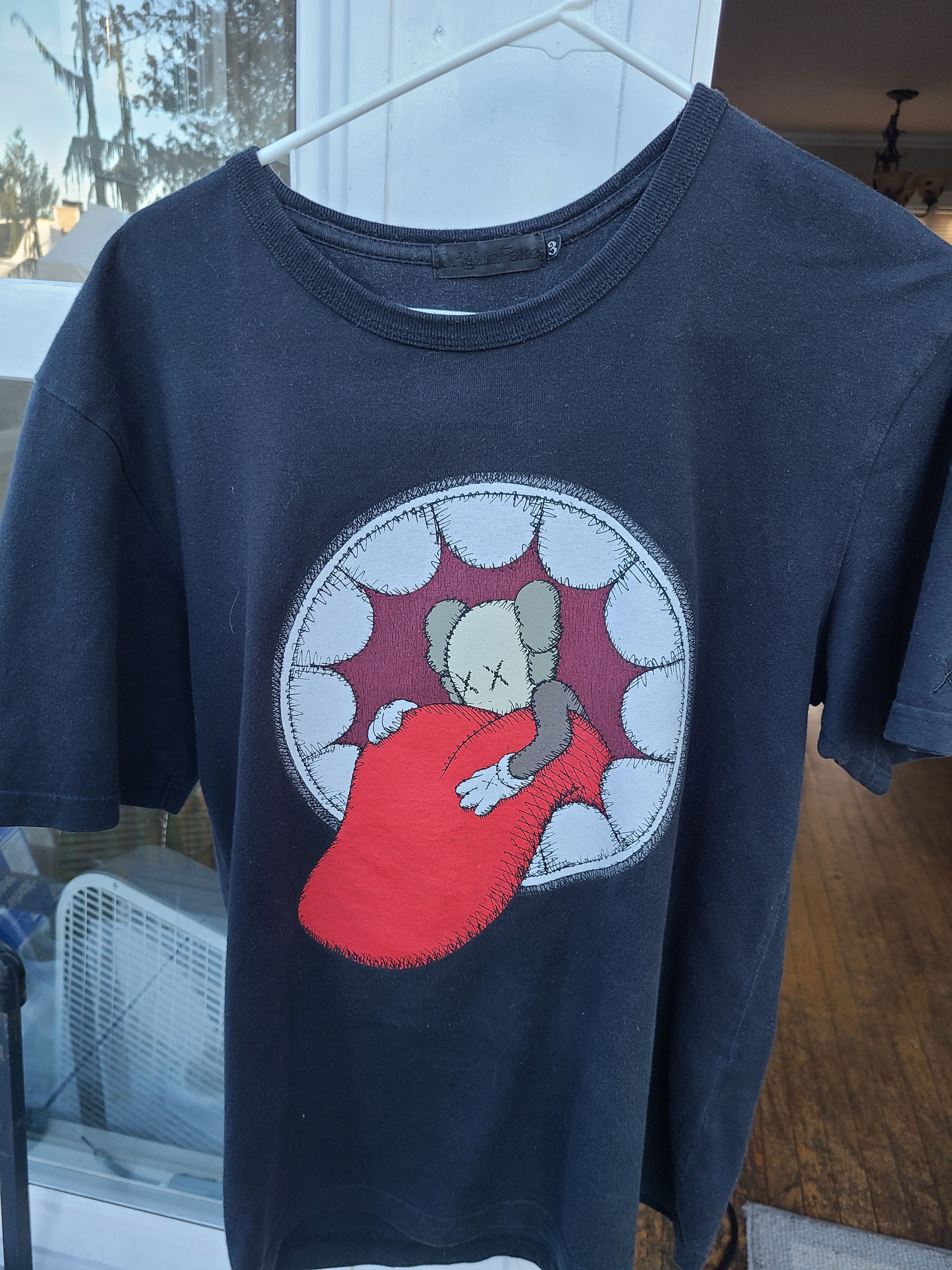 original-fake-kaws-original-fake-t-shirt-grailed