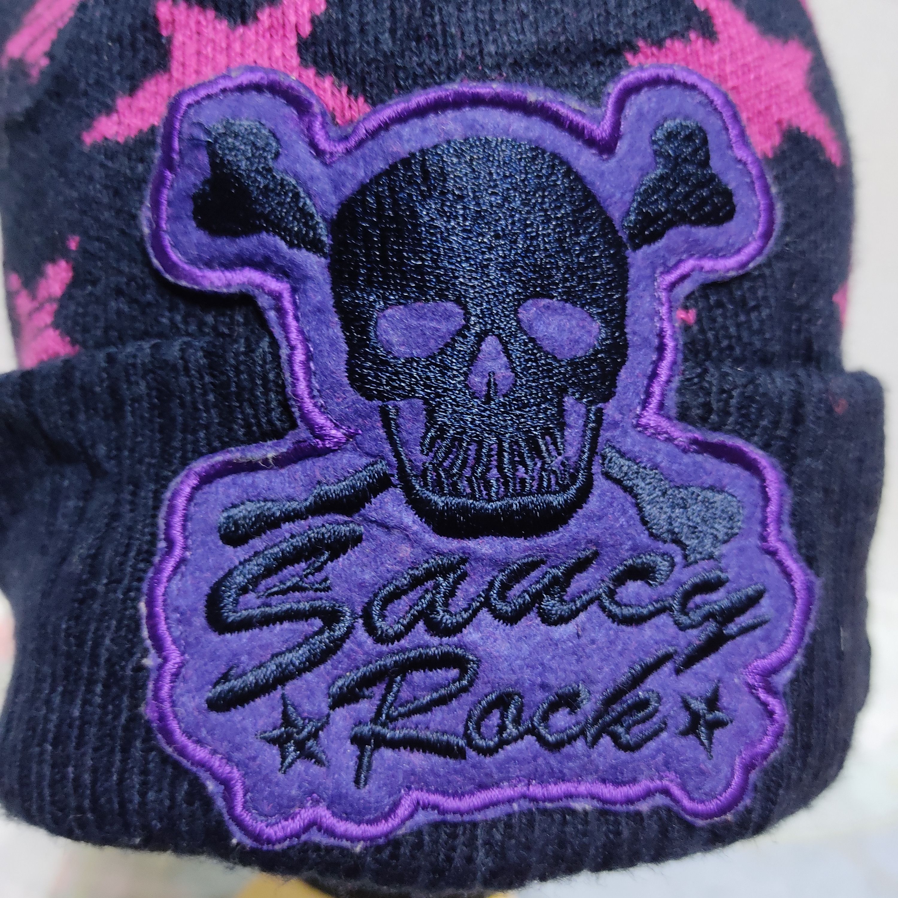 Japanese Brand Beanie Hats Saucy Rock Skulls Patched Size ONE SIZE - 5 Thumbnail