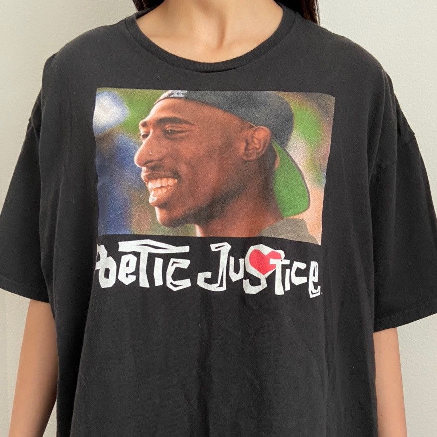 Rap Tees Tupac Poetic Justice Graphics Black Tee Shirt | Grailed