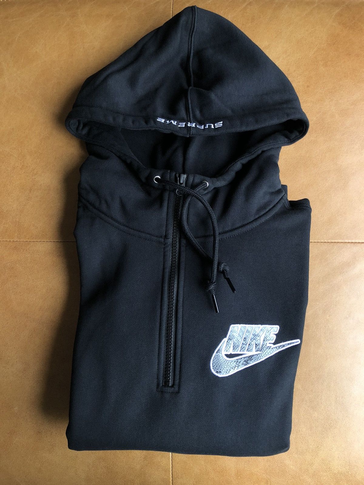 Supreme Nike Half Zip Hooded Sweatshirt