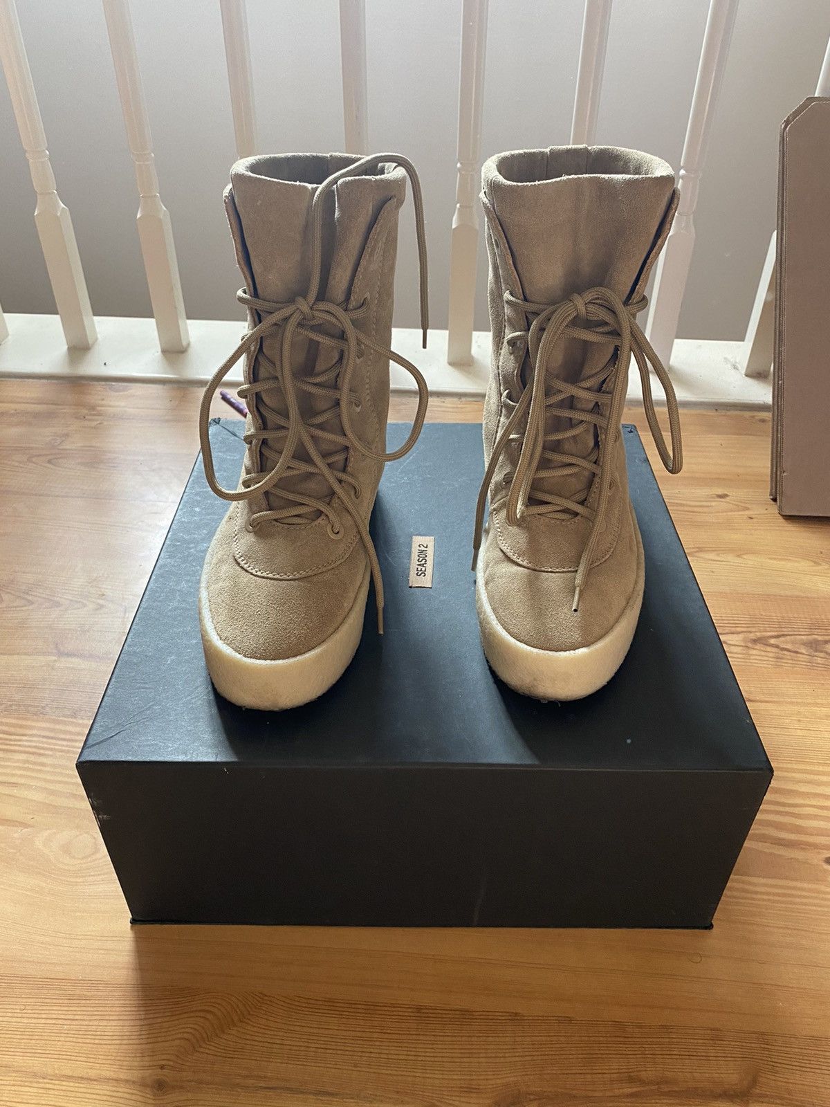 yeezy season 2 crepe boots