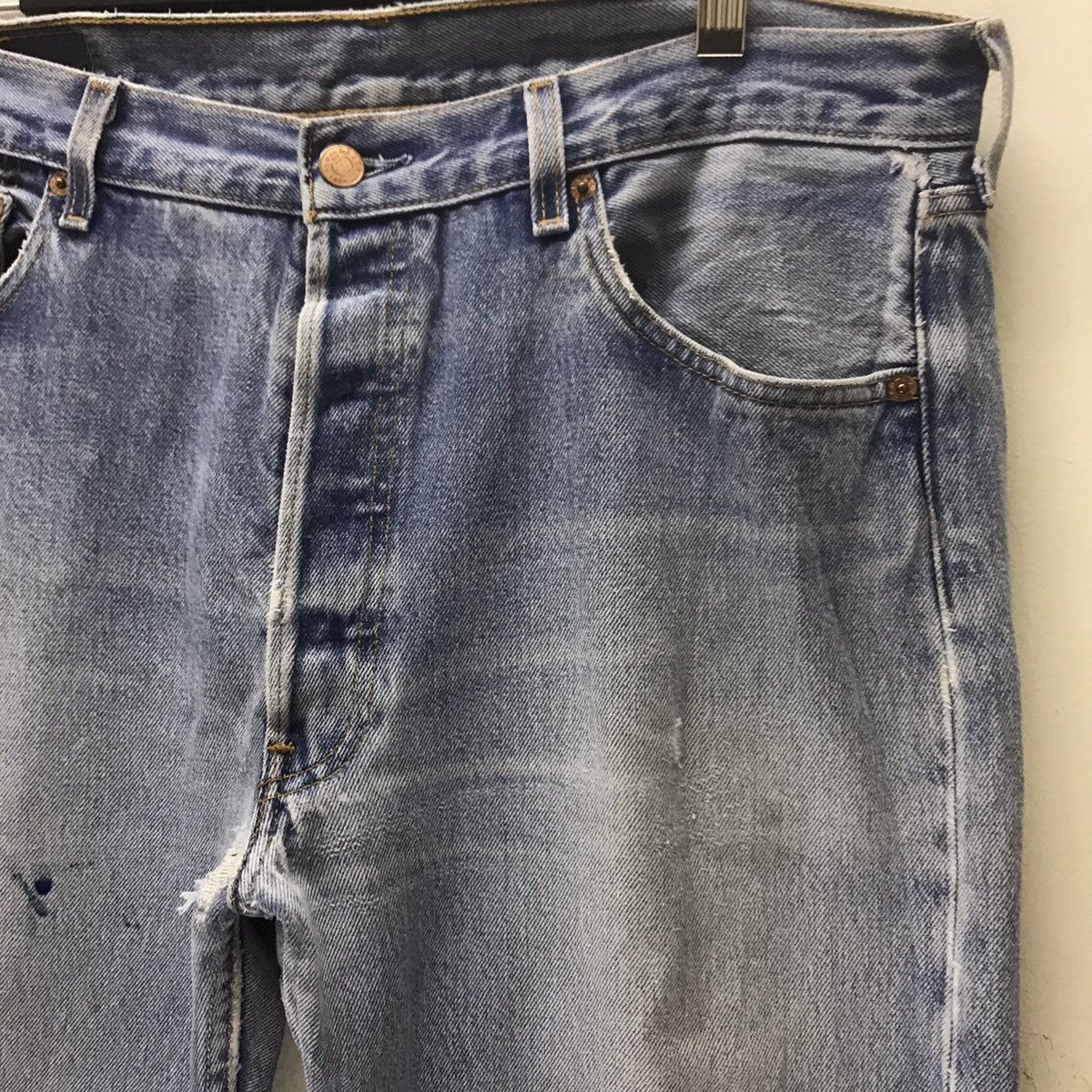 Levi's Vintage Levis 501xx DistresSEd Jeans Anniversary Size US 36 / EU 52 - 5 Thumbnail