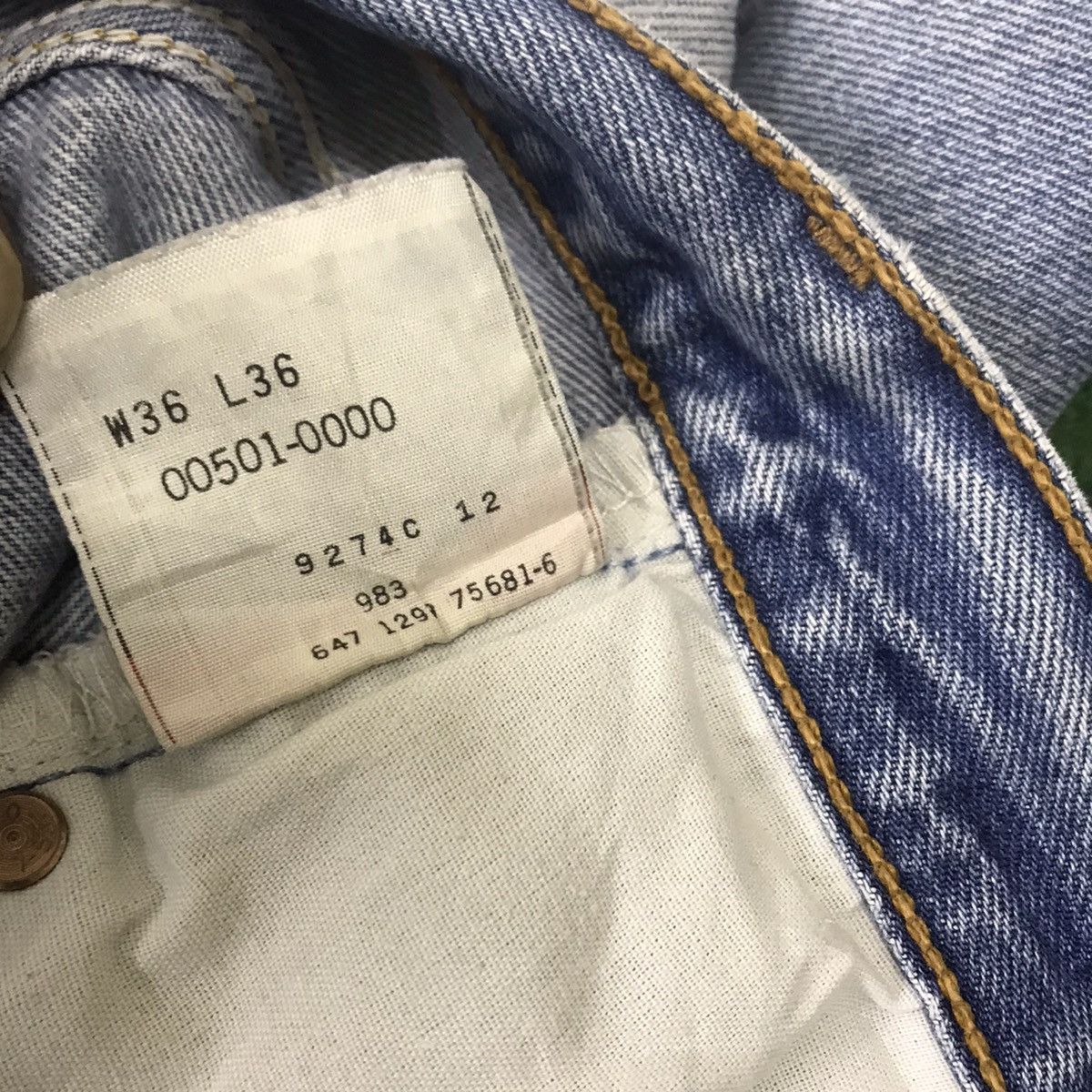 Levi's Vintage Levis 501xx DistresSEd Jeans Anniversary Size US 36 / EU 52 - 20 Thumbnail