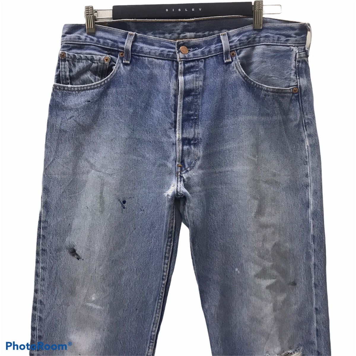 Levi's Vintage Levis 501xx DistresSEd Jeans Anniversary Size US 36 / EU 52 - 3 Thumbnail