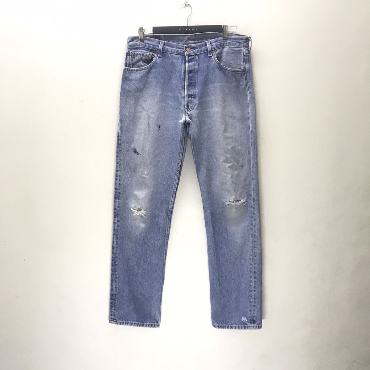 Levi's Vintage Levis 501xx DistresSEd Jeans Anniversary Size US 36 / EU 52 - 22 Thumbnail