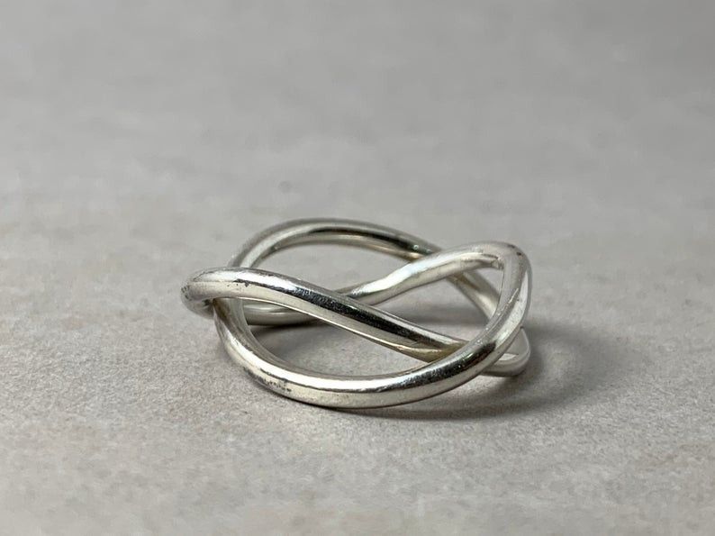 Handmade Spiral Ring with 925 Sterling Silver, Handmade Ring, Size ONE SIZE - 1 Thumbnail