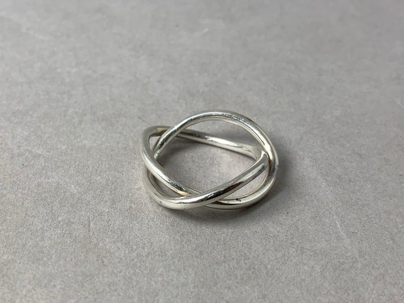 Handmade Spiral Ring with 925 Sterling Silver, Handmade Ring, Size ONE SIZE - 2 Thumbnail