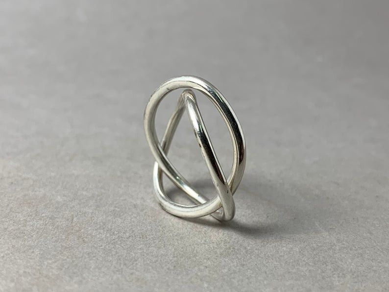Handmade Spiral Ring with 925 Sterling Silver, Handmade Ring, Size ONE SIZE - 4 Thumbnail