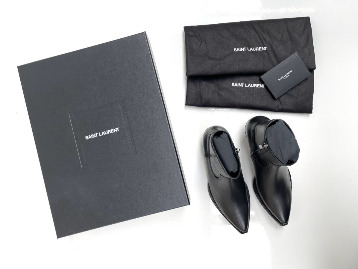 Saint Laurent Paris Saint Laurent Lukas 40 Zip Boots (WOMENS) Size US 6 / IT 36 - 9 Thumbnail