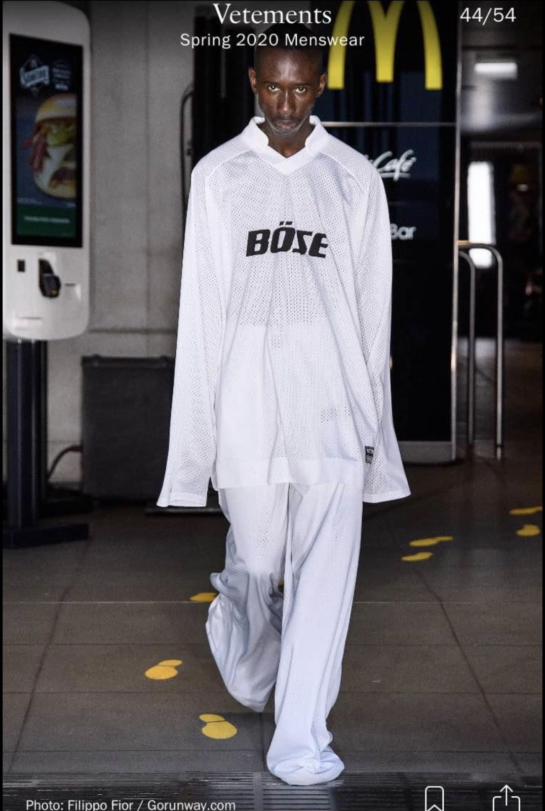 Vetements Vetements SS20 Angry Bose Hockey T-shirt | Grailed