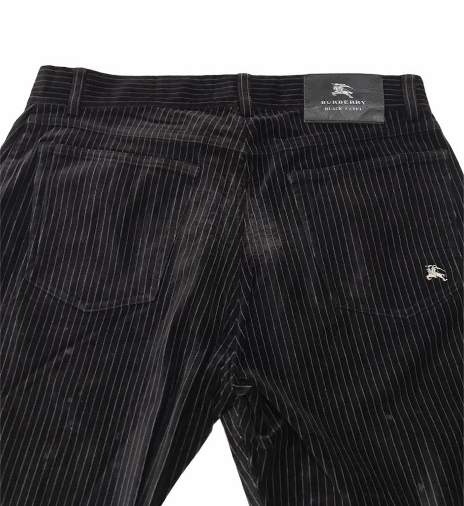 Burberry Burberry Velvet Stripe Pants Size US 31 - 5 Thumbnail