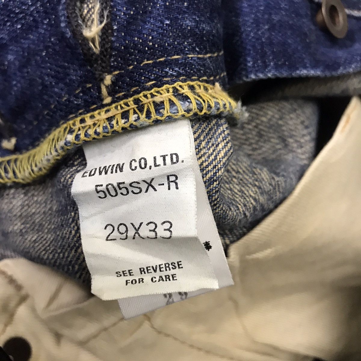Edwin Vintage Edwin 505SX Denim Selvedge Jeans Size US 29 - 17 Thumbnail