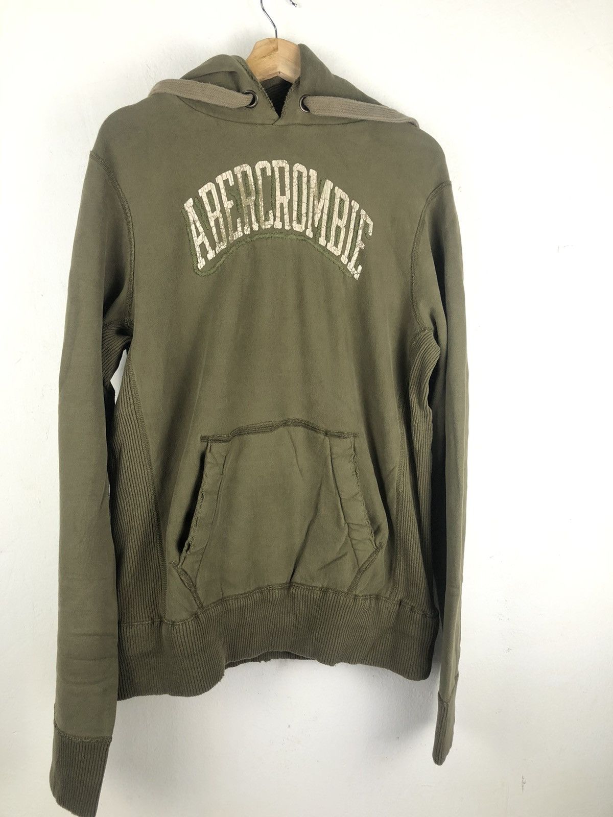 Abercrombie & Fitch × Vintage Vintage Abercombie & Fitch Spellout Hoodie Size US L / EU 52-54 / 3 - 1 Thumbnail
