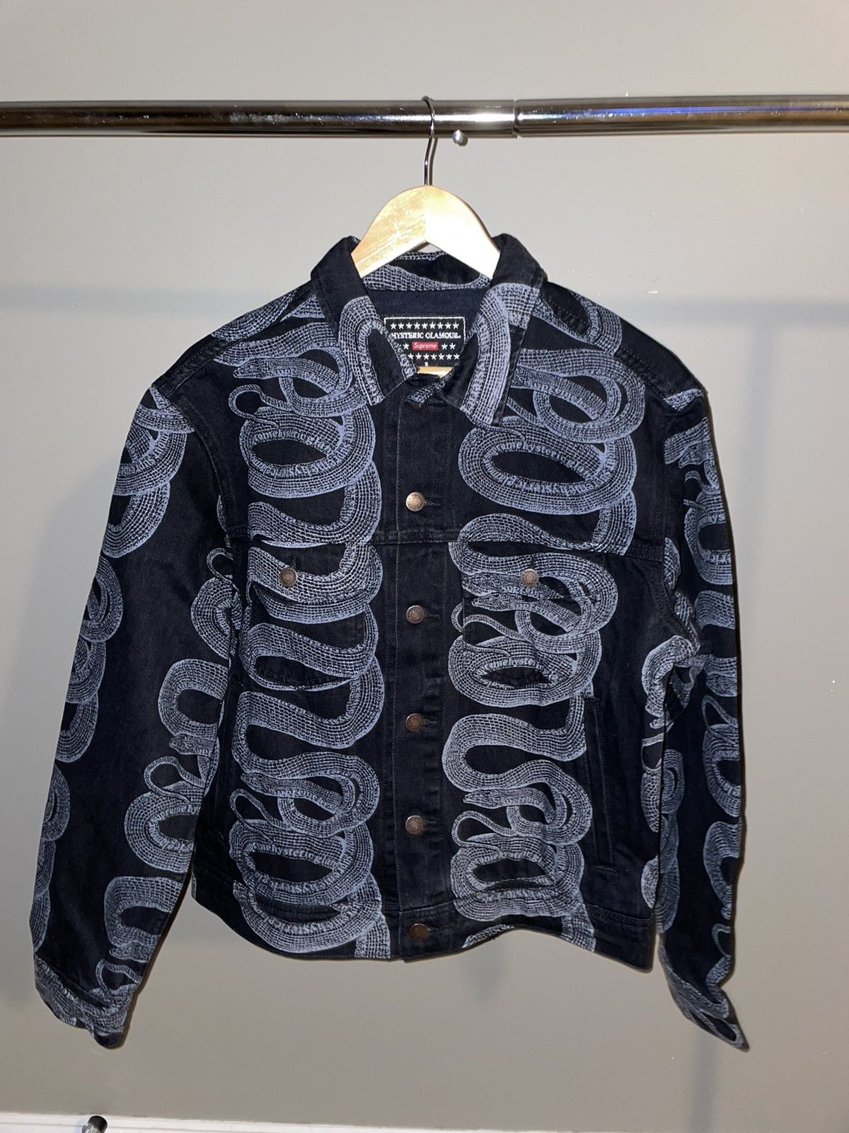 Supreme Supreme HYSTERIC GLAMOUR Snake Denim Trucker Jacket