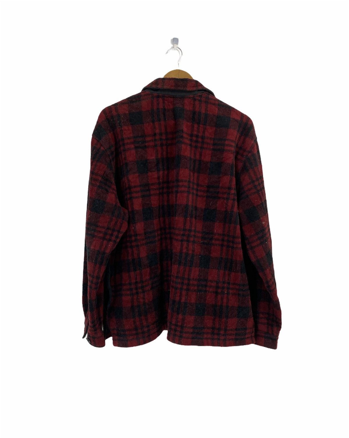 L.L. Bean Vintage L.L. Bean Fleece Jacket Tartan Design Size US M / EU 48-50 / 2 - 2 Thumbnail