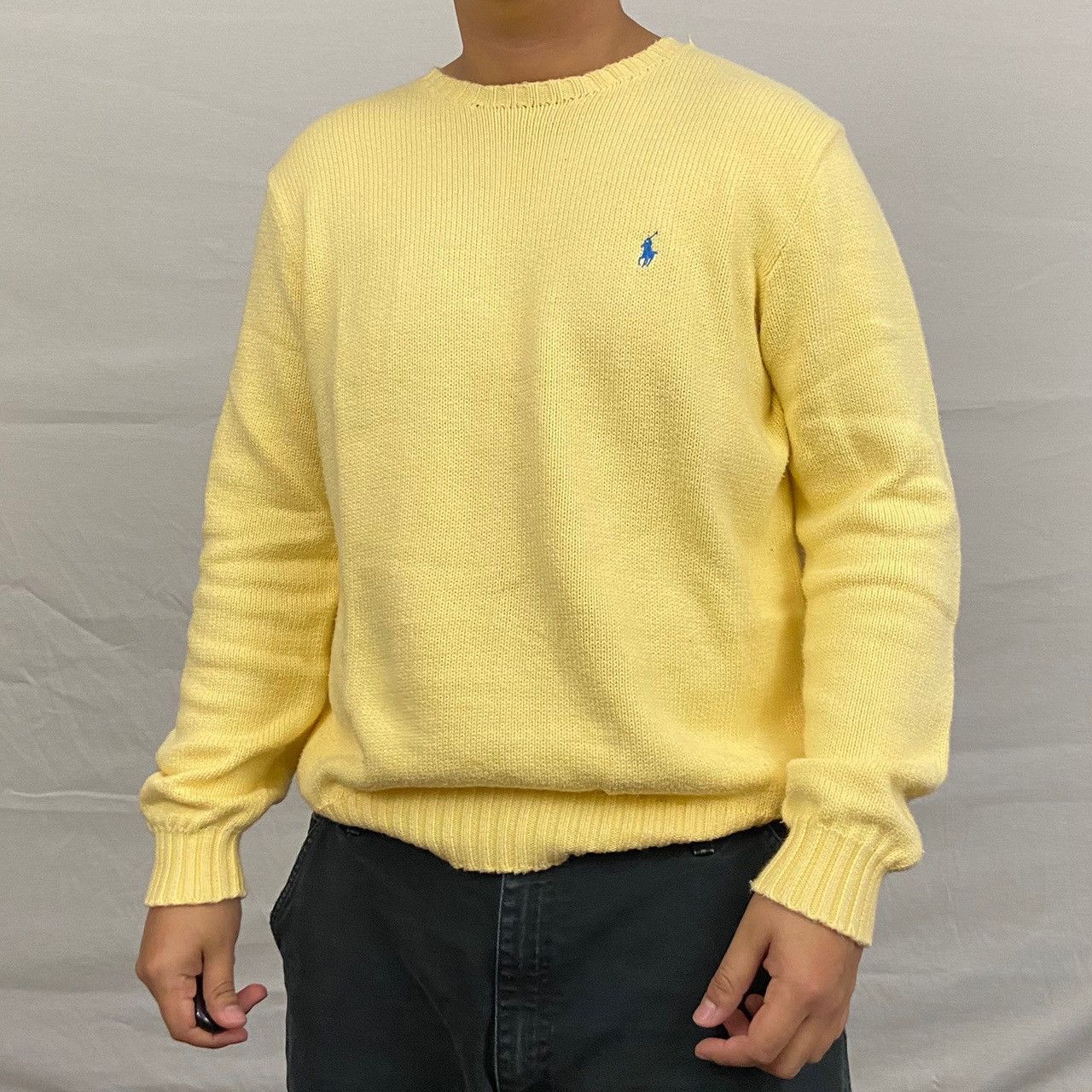 90’s Polo Ralph Lauren Yellow Sweater