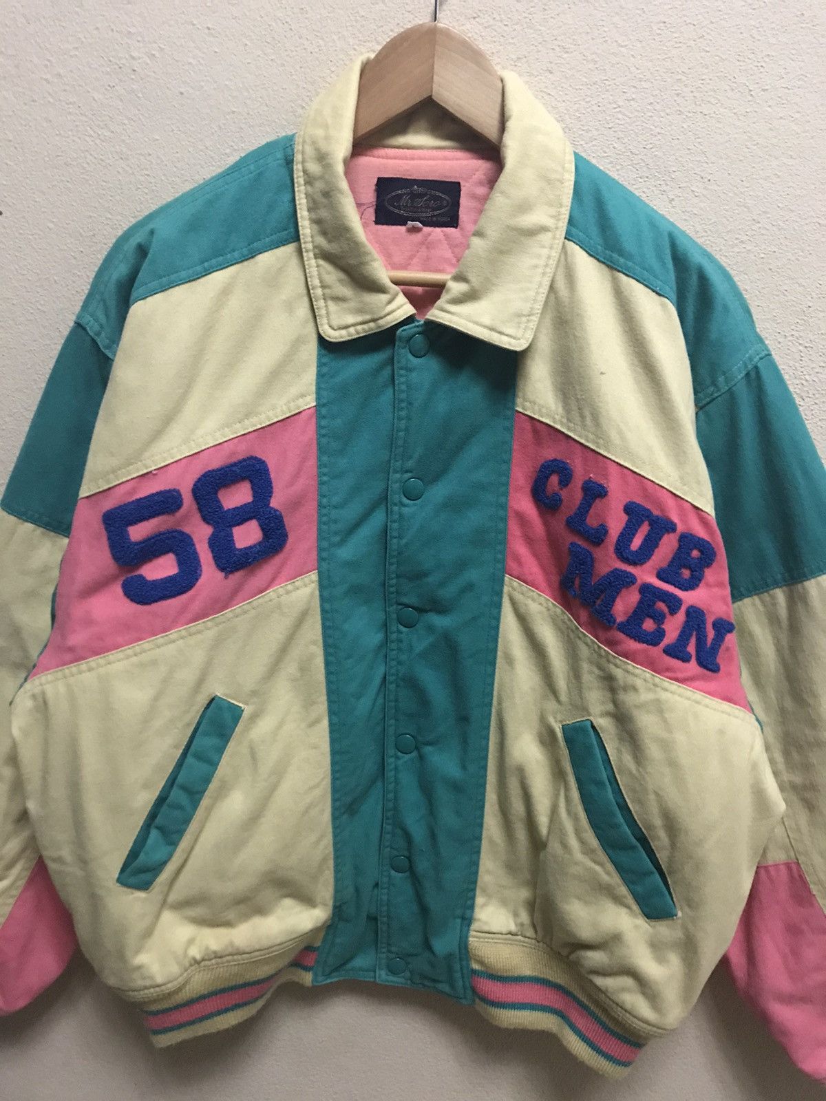 Vintage 💥Club Men Association Football multicolour jacket Size US L / EU 52-54 / 3 - 5 Thumbnail