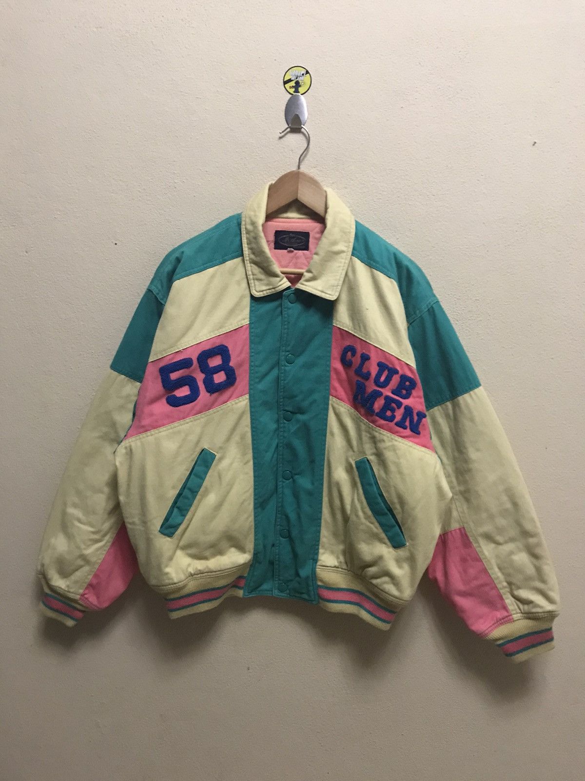 Vintage 💥Club Men Association Football multicolour jacket Size US L / EU 52-54 / 3 - 1 Thumbnail