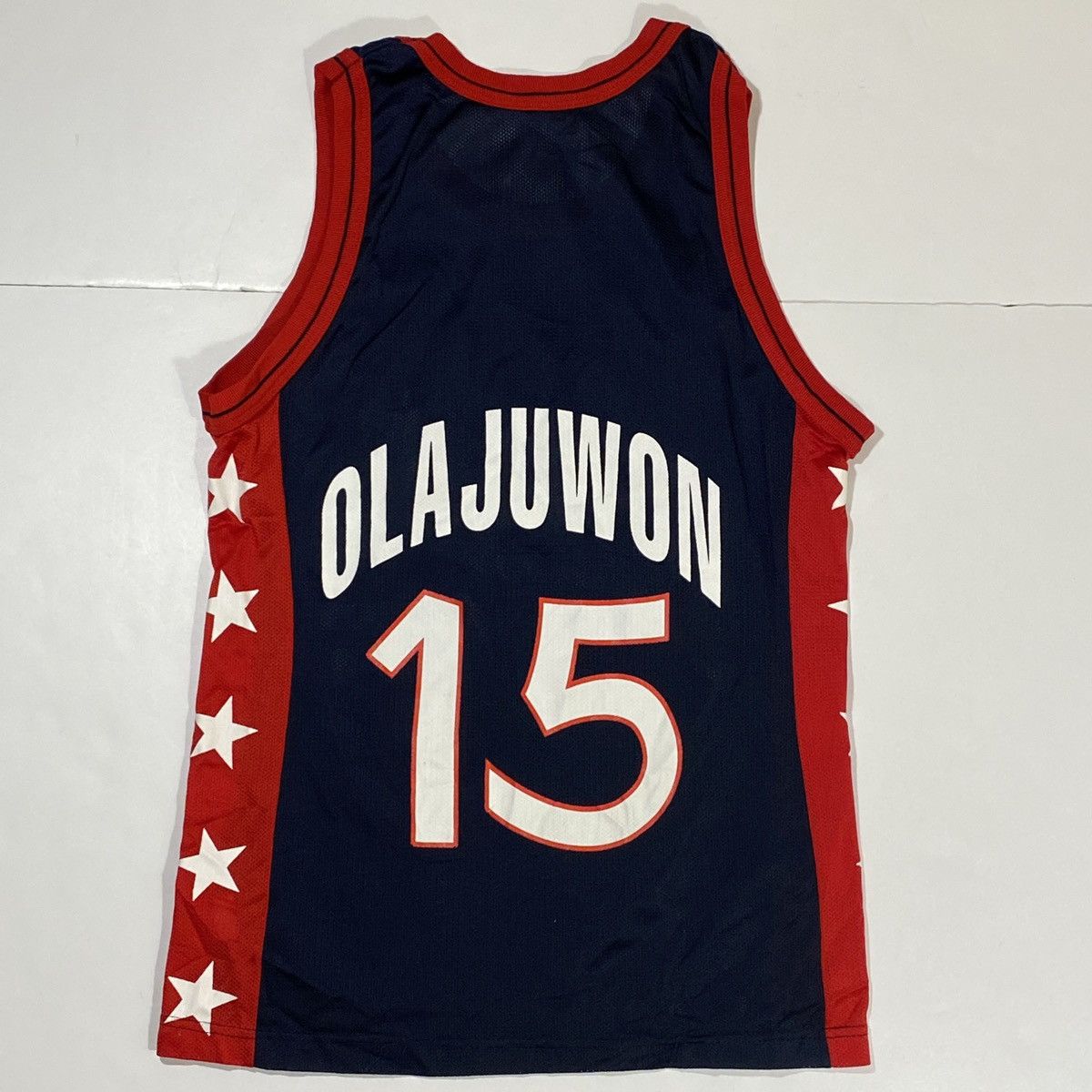 NBA × Vintage Vintage NBA USA Team Hakeem Olajuwon Jersey Size US S / EU 44-46 / 1 - 3 Thumbnail