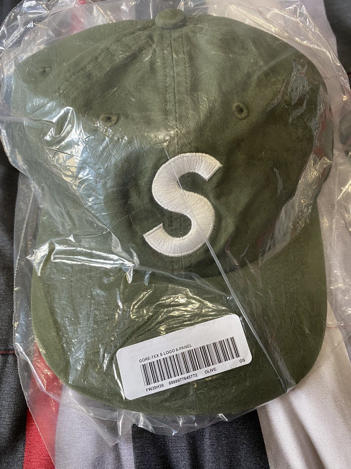 Supreme Supreme Gore-Tex S Logo 6-Panel Hat Olive OS | Grailed