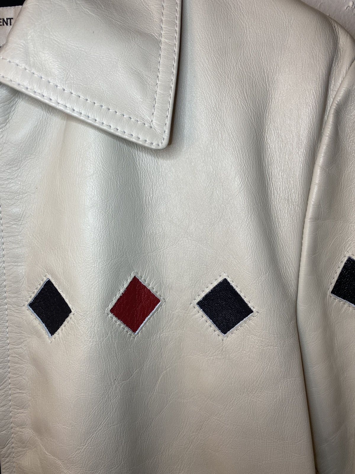 Saint Laurent Paris Saint Laurent Paris Leather Varsity Jacket w/tags Size 48 Size US M / EU 48-50 / 2 - 6 Thumbnail