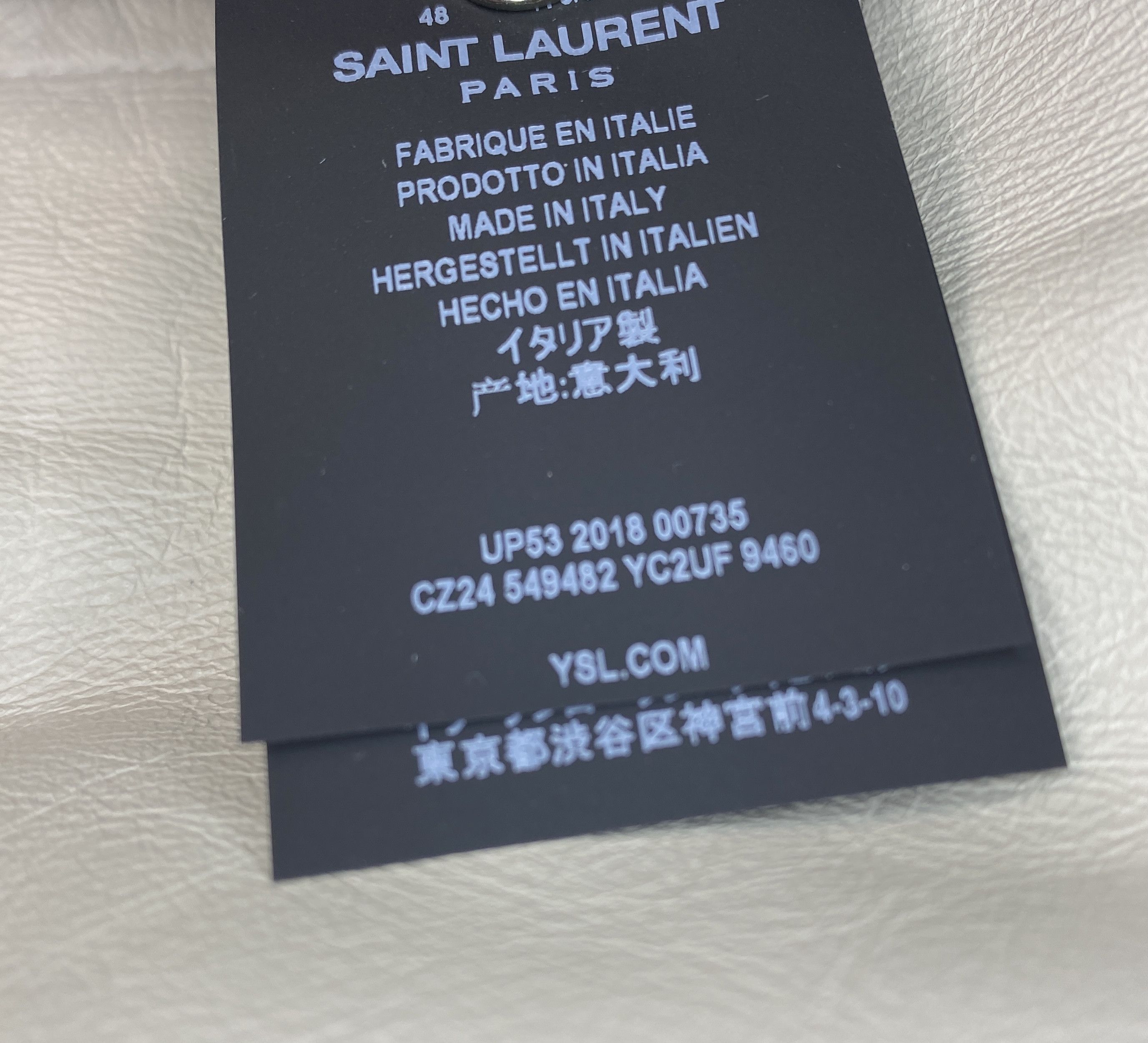 Saint Laurent Paris Saint Laurent Paris Leather Varsity Jacket w/tags Size 48 Size US M / EU 48-50 / 2 - 3 Thumbnail