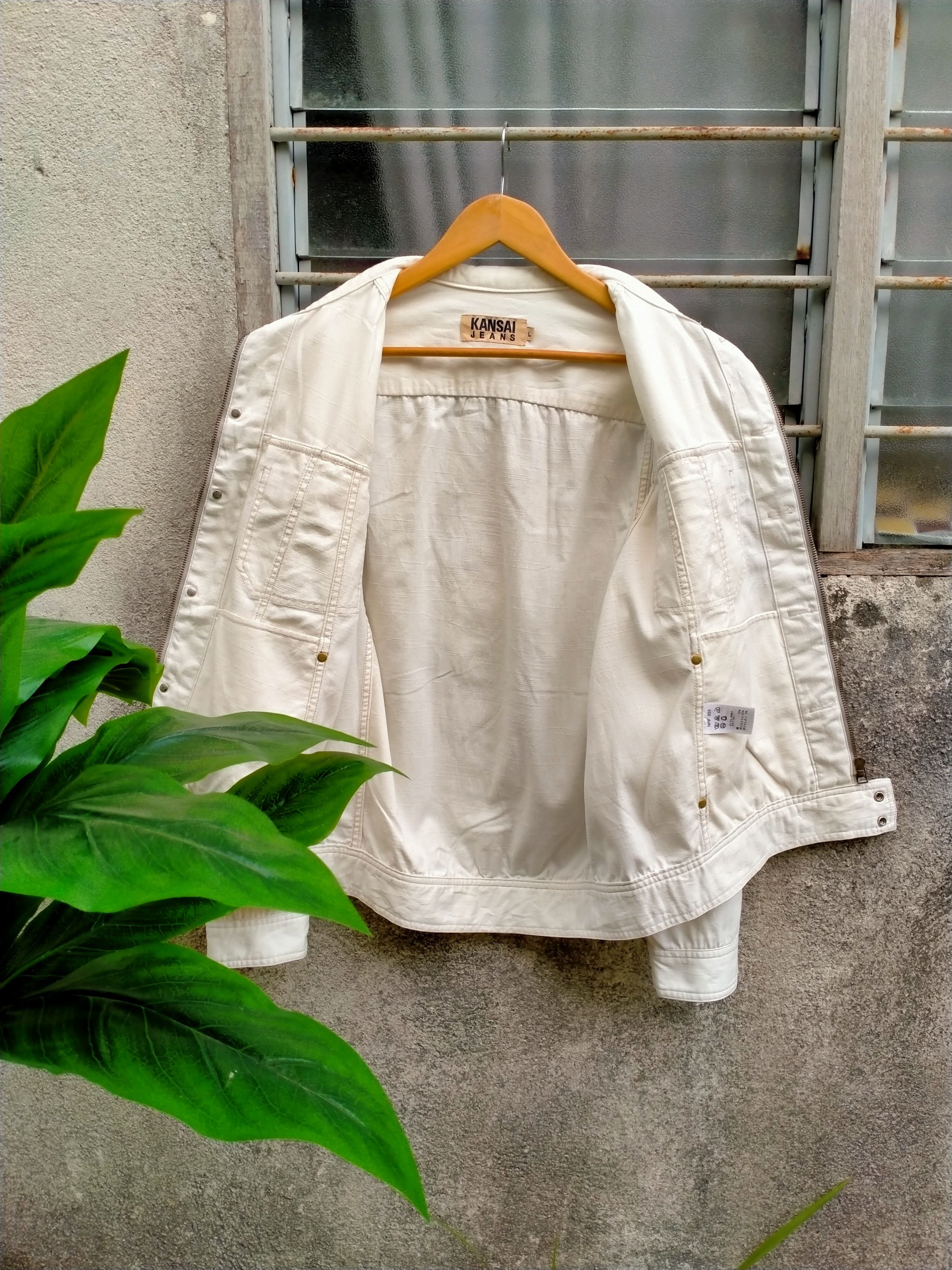 Kansai Yamamoto Kansai Jeans Jacket Zip Up Size US L / EU 52-54 / 3 - 3 Thumbnail