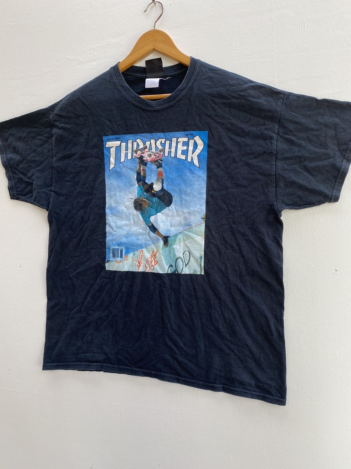 Powell Peralta × Shorty's Skateboards × Thrasher Vintage Y2k Thrasher Magazine Skateboard Tee Size US XL / EU 56 / 4 - 4 Thumbnail