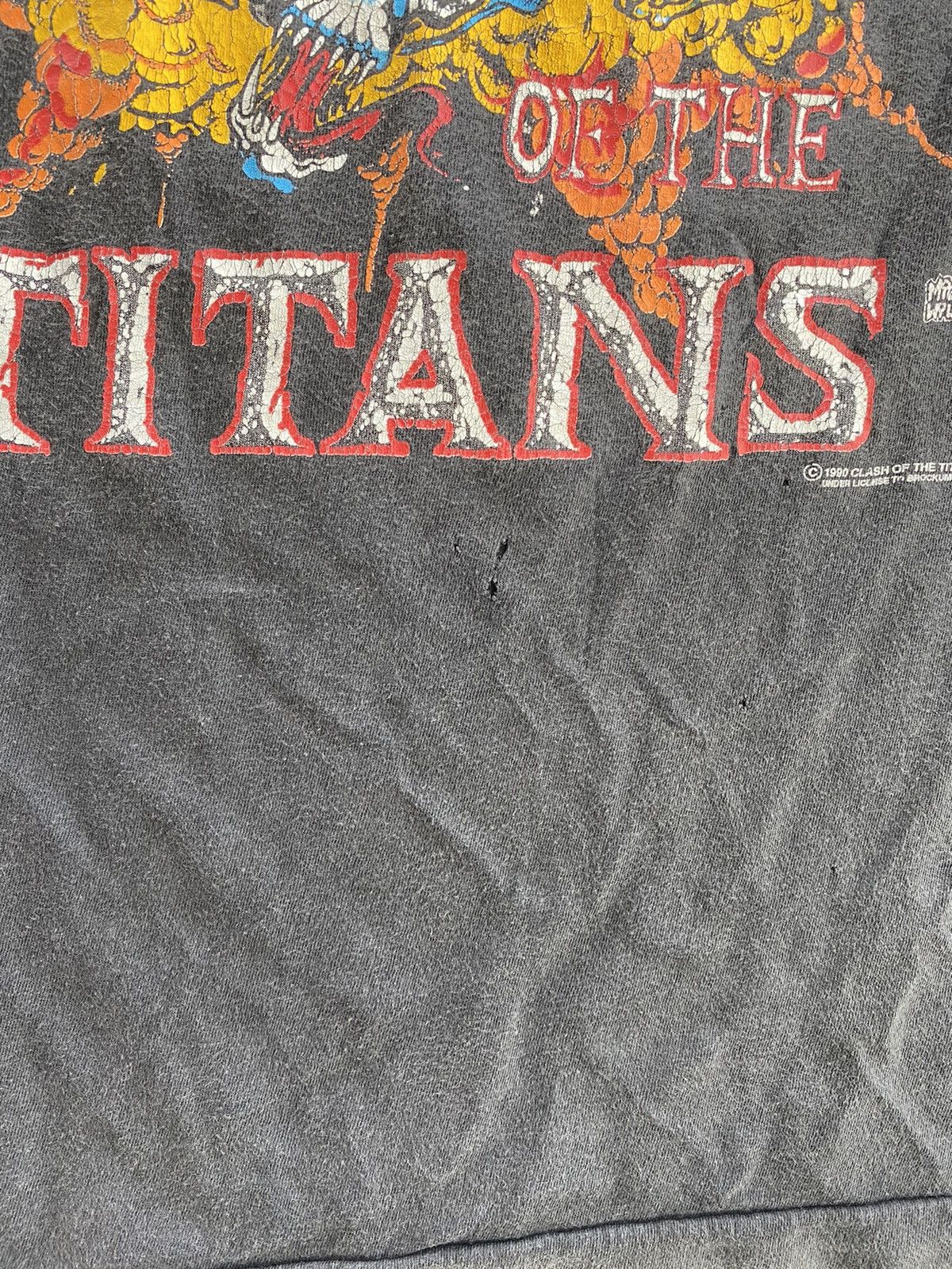 Megadeth × Slayer × Vintage Vintage Clash Of The Titans Europe Tour 1991 Tee Size US XL / EU 56 / 4 - 12 Thumbnail