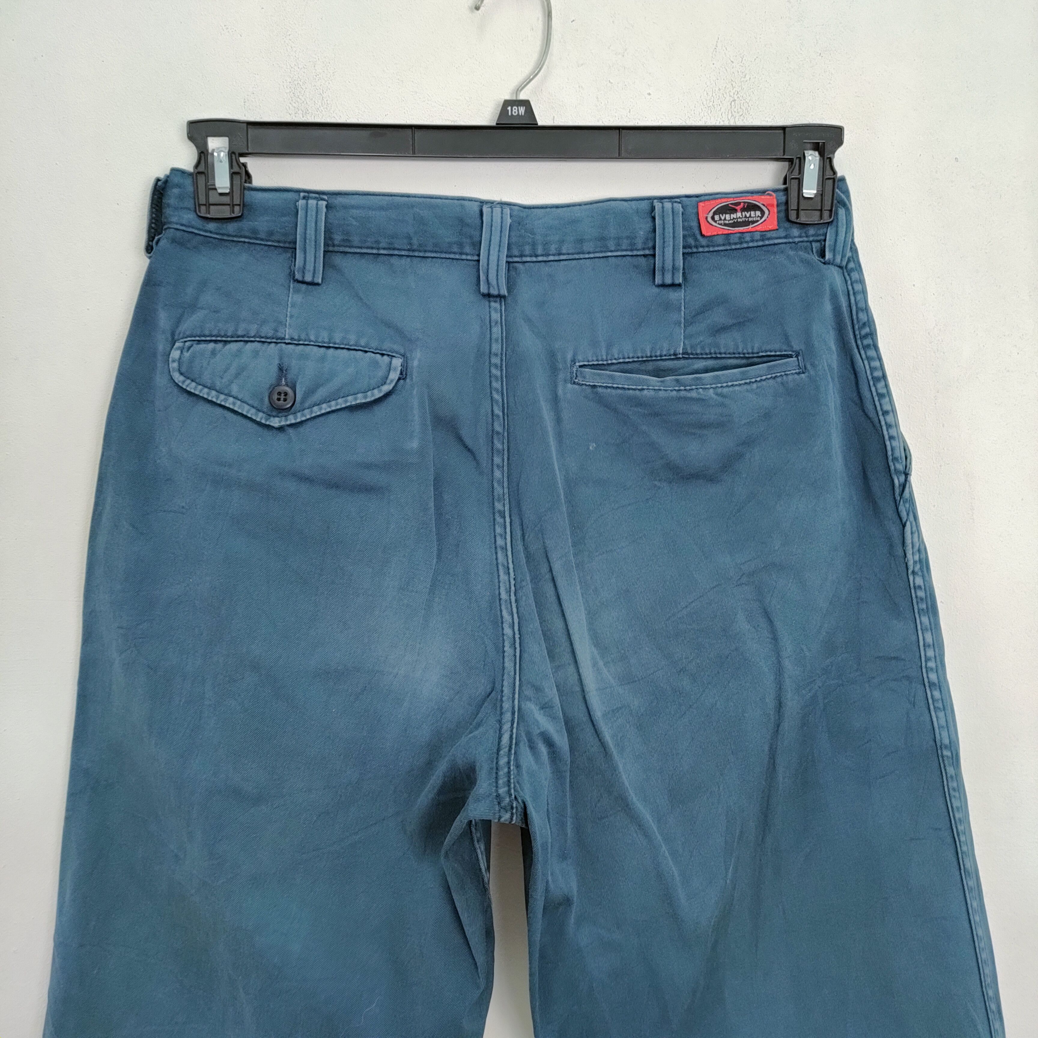 Japanese Brand VINTAGE EVENRIVER FADED TRUSERS CHINO PANTS Size US 34 / EU 50 - 7 Thumbnail