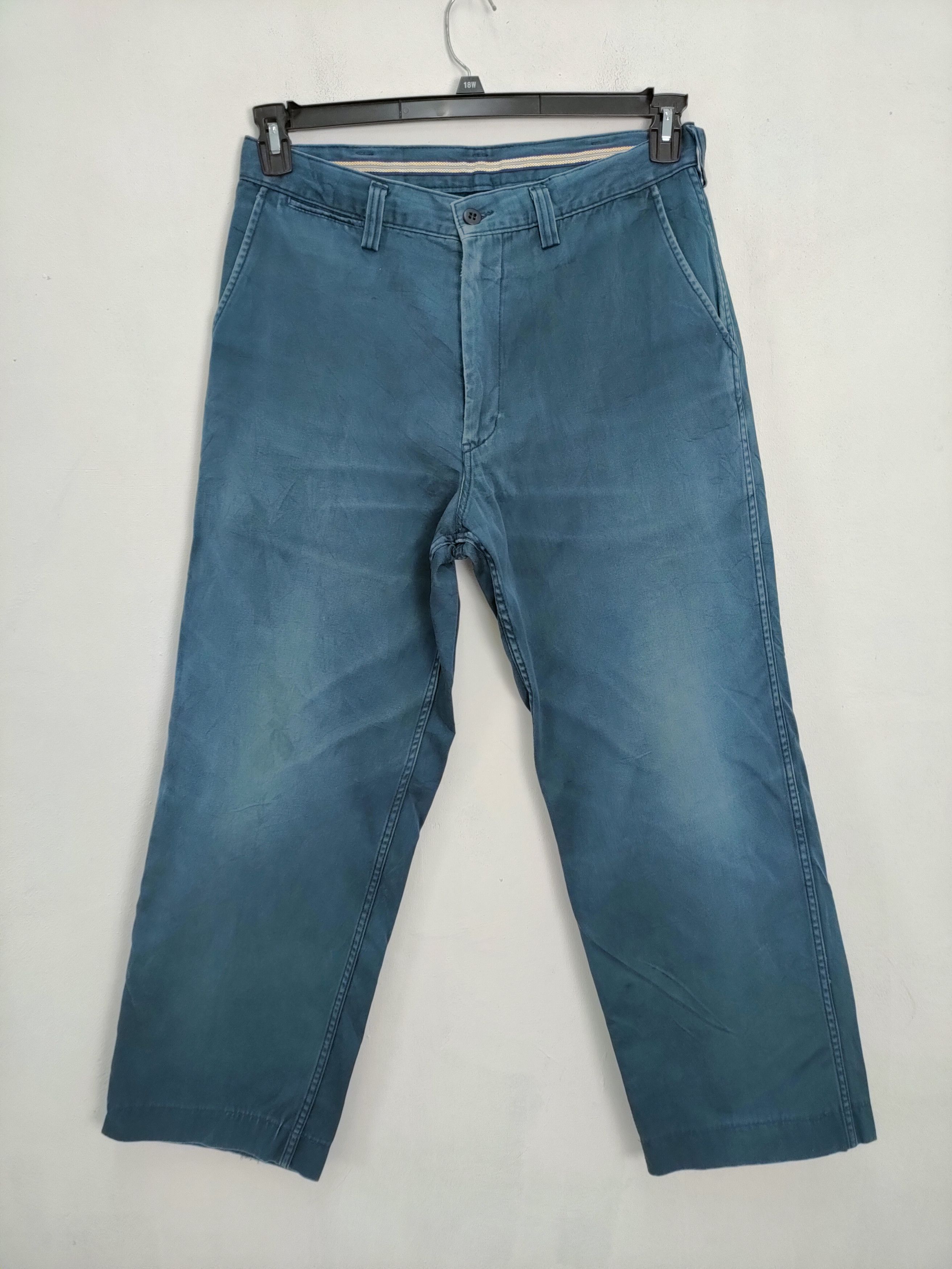 Japanese Brand VINTAGE EVENRIVER FADED TRUSERS CHINO PANTS Size US 34 / EU 50 - 1 Thumbnail