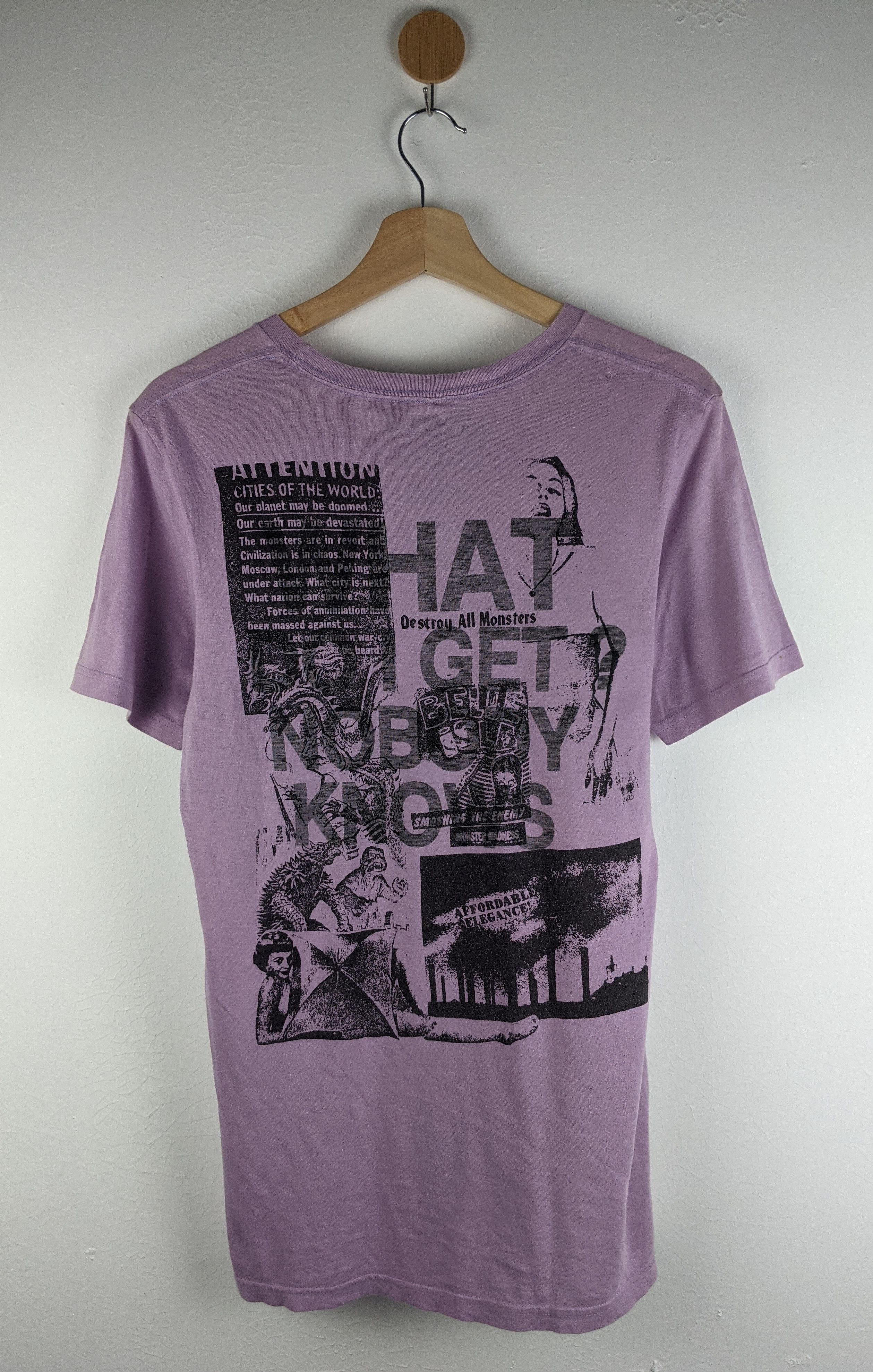 Hysteric Glamour Hysteric Glamour x Destroy All Monster shirt Size US M / EU 48-50 / 2 - 2 Thumbnail