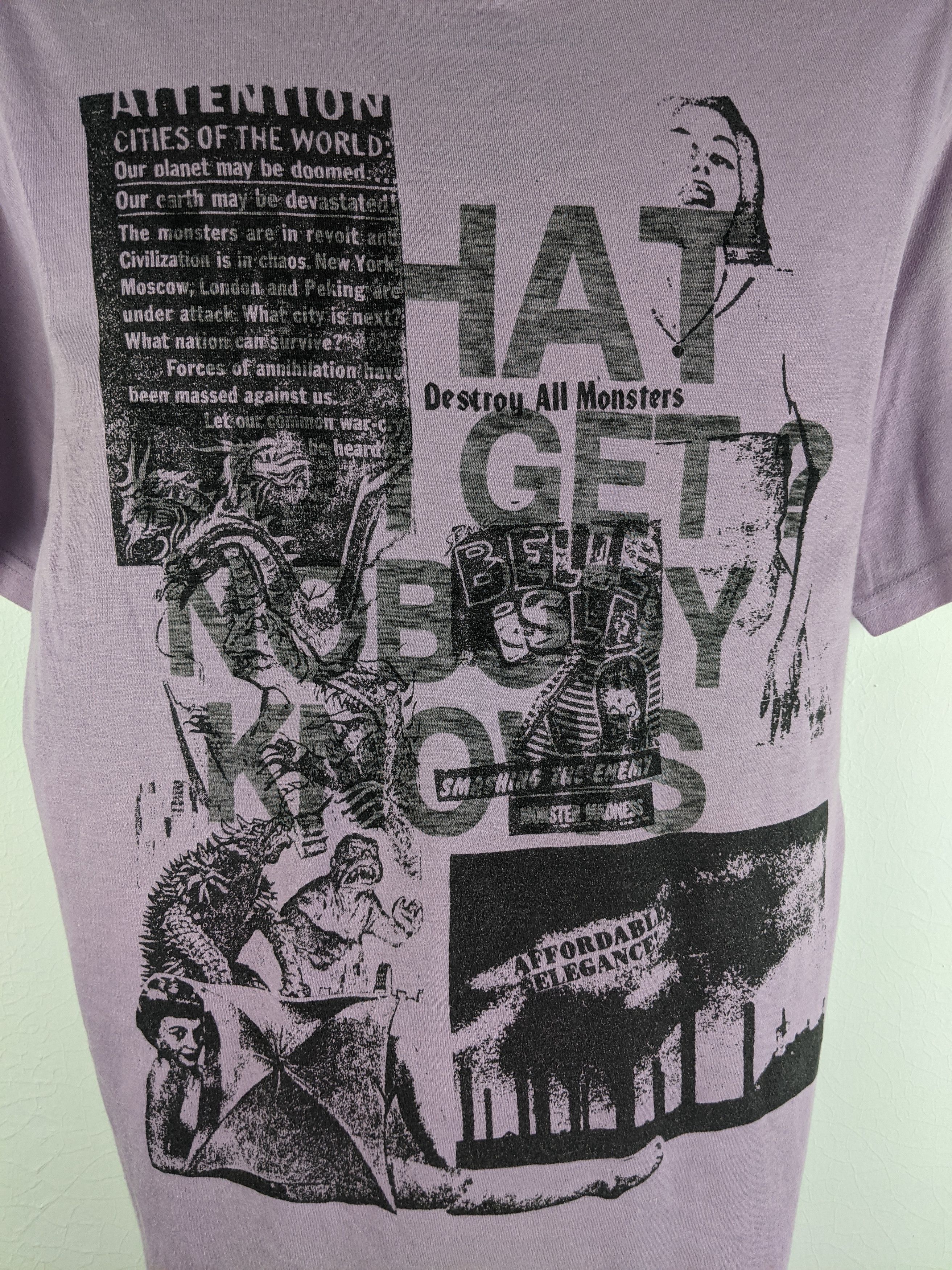Hysteric Glamour Hysteric Glamour x Destroy All Monster shirt Size US M / EU 48-50 / 2 - 4 Thumbnail