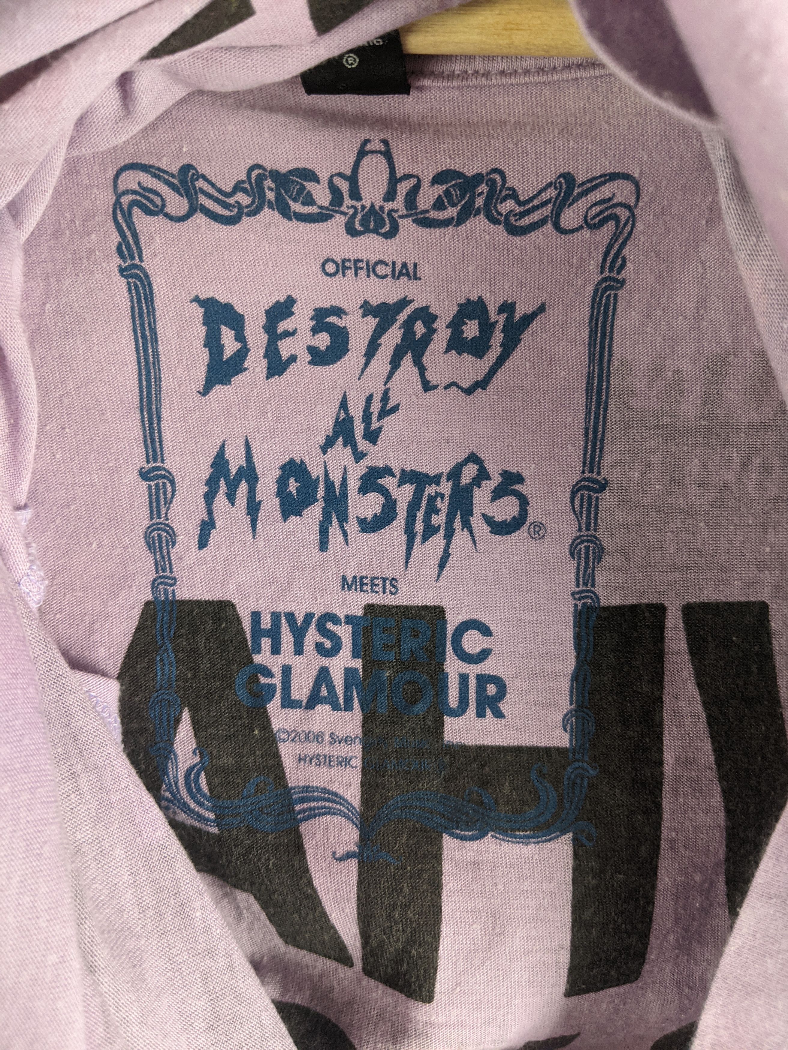Hysteric Glamour Hysteric Glamour x Destroy All Monster shirt Size US M / EU 48-50 / 2 - 6 Thumbnail