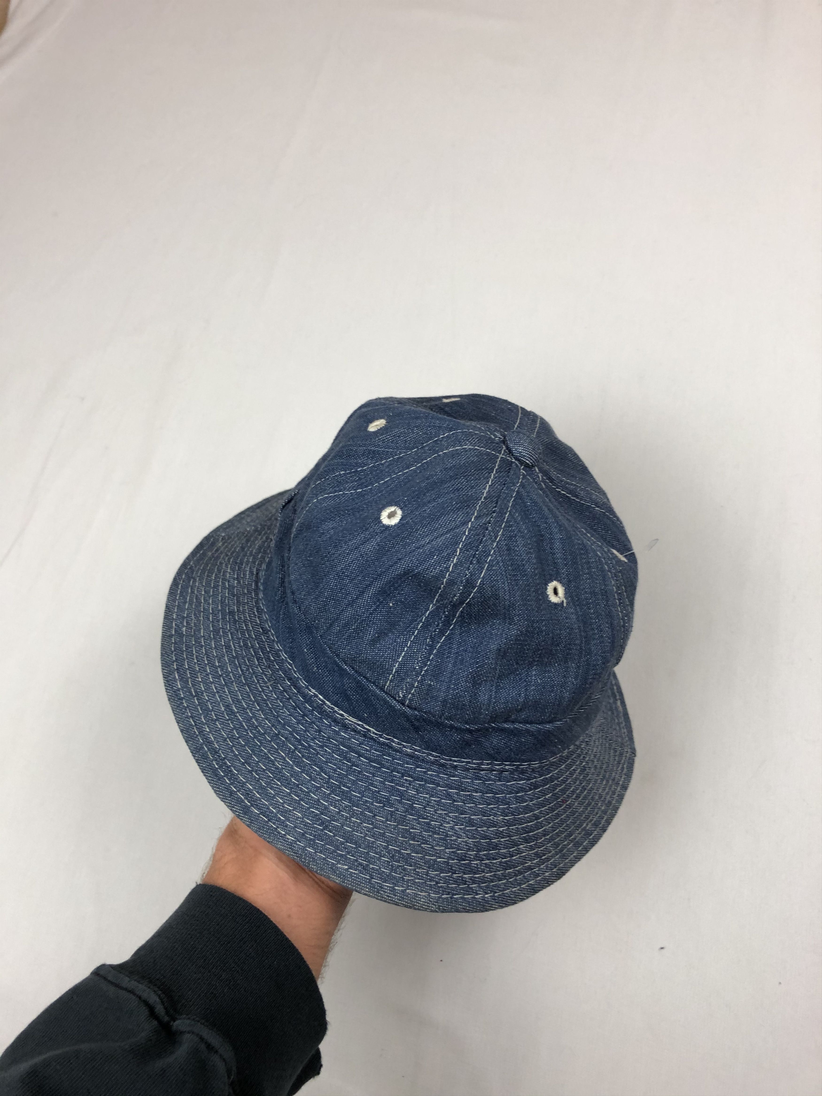 ★Wai Kei★ Vintage denim bucket hat blue YKBD01AC10-2 Denim-Bucket-Hat_1150.jpg?v=