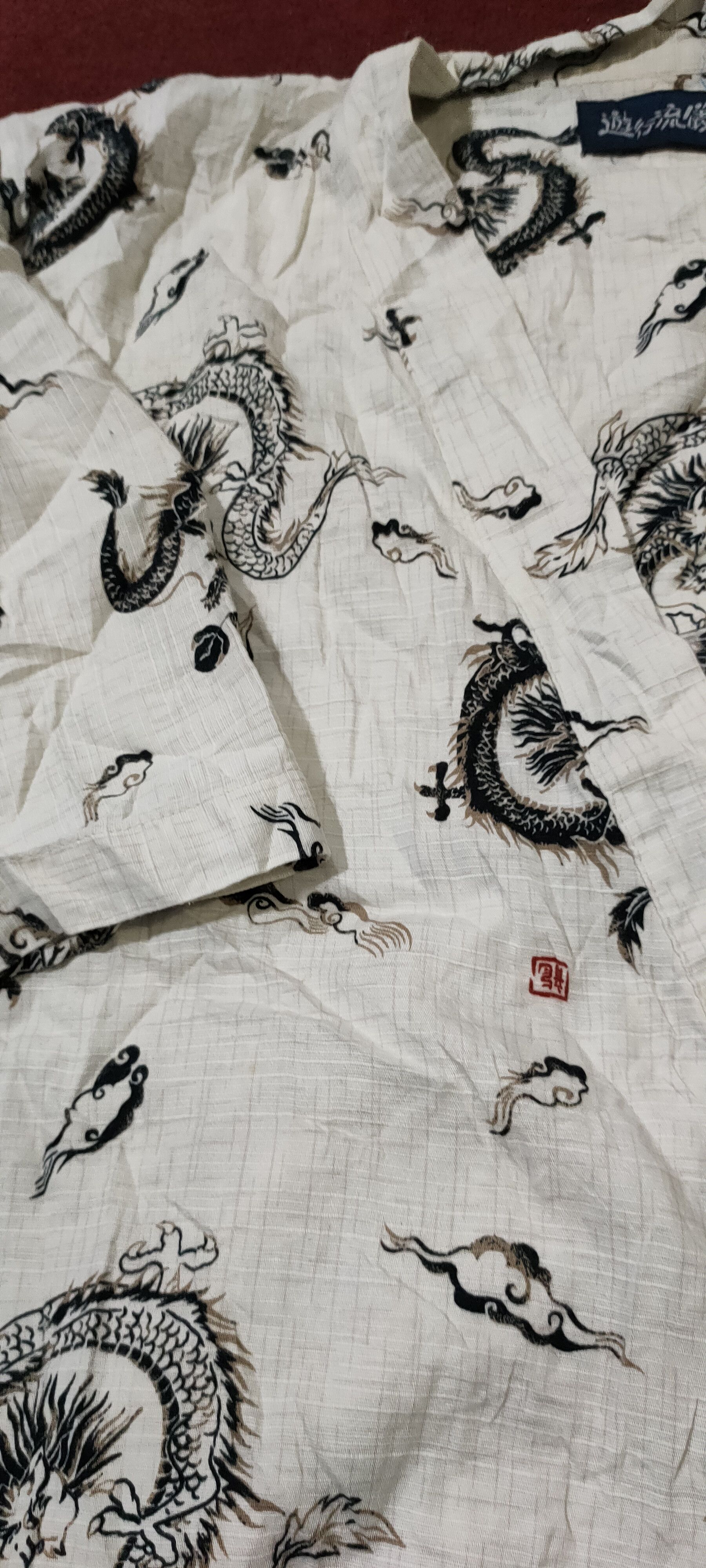 Japanese Brand × Vintage Kimono Japan dragon Size US L / EU 52-54 / 3 - 6 Thumbnail