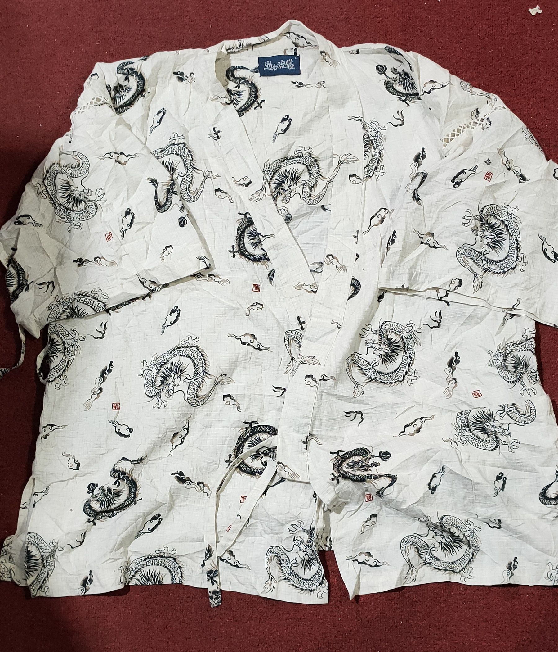 Japanese Brand × Vintage Kimono Japan dragon Size US L / EU 52-54 / 3 - 1 Thumbnail