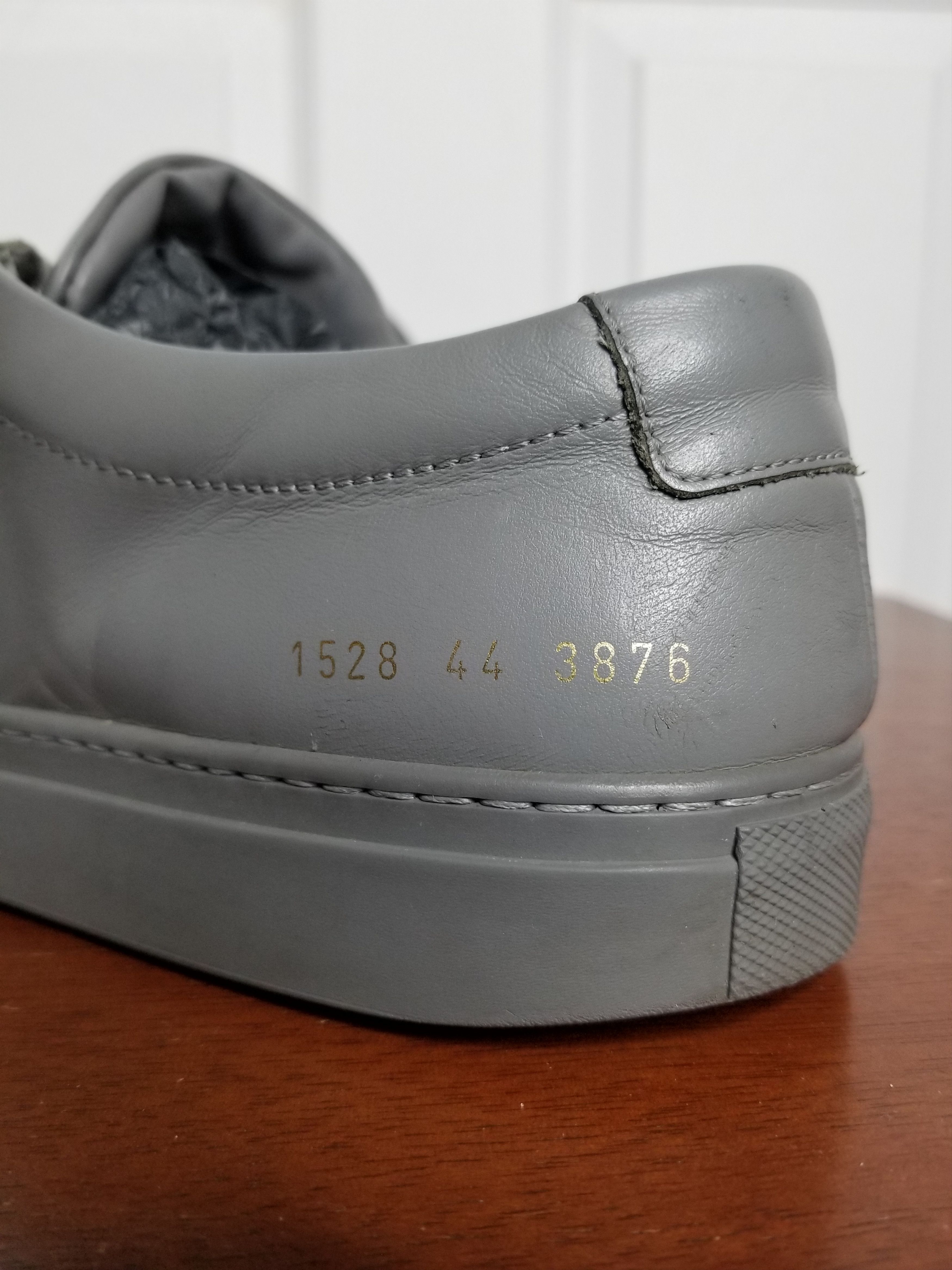 Common Projects Common Projects Achilles Low Lace Up Leather Sneakers Size US 11 / EU 44 - 11 Thumbnail