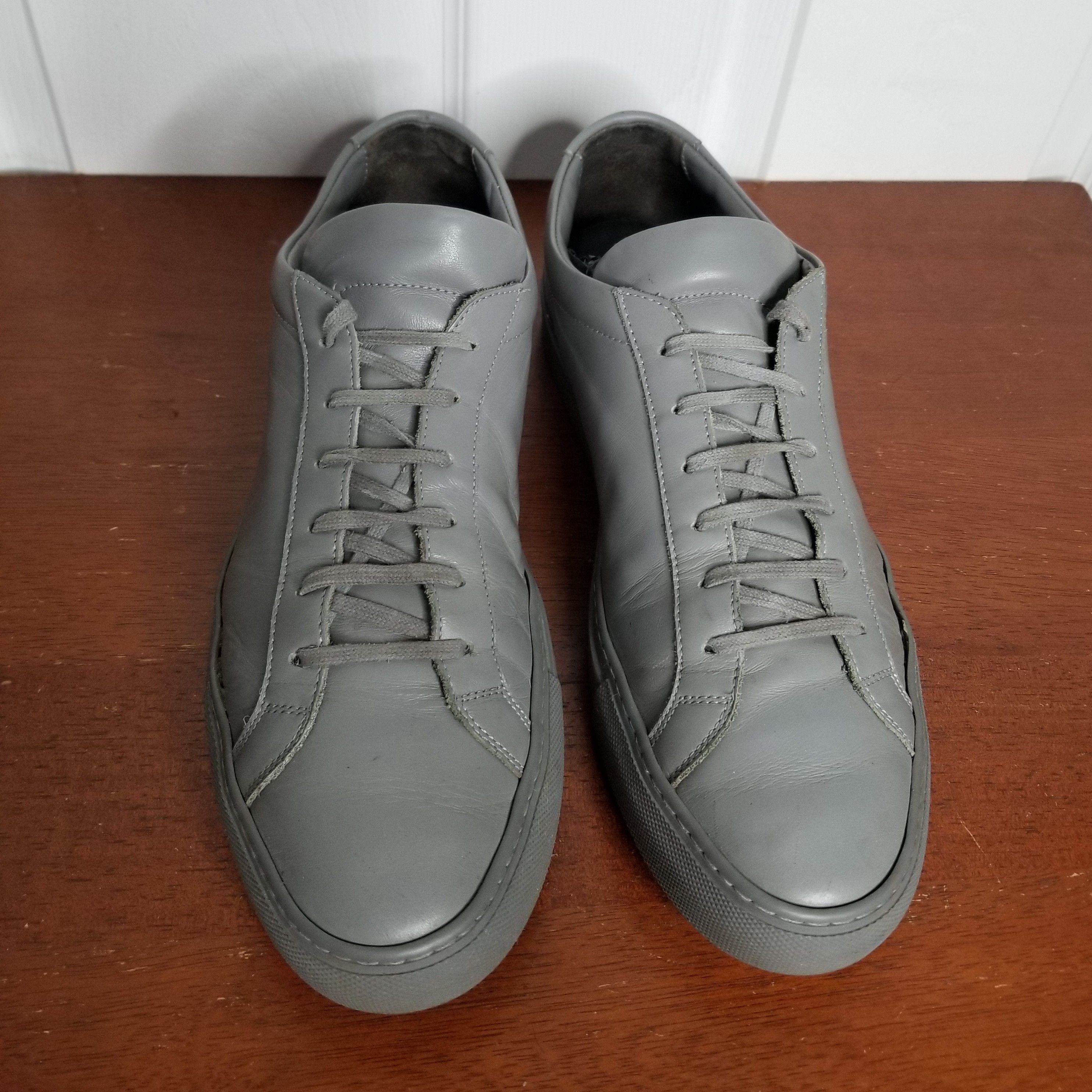 Common Projects Common Projects Achilles Low Lace Up Leather Sneakers Size US 11 / EU 44 - 6 Thumbnail