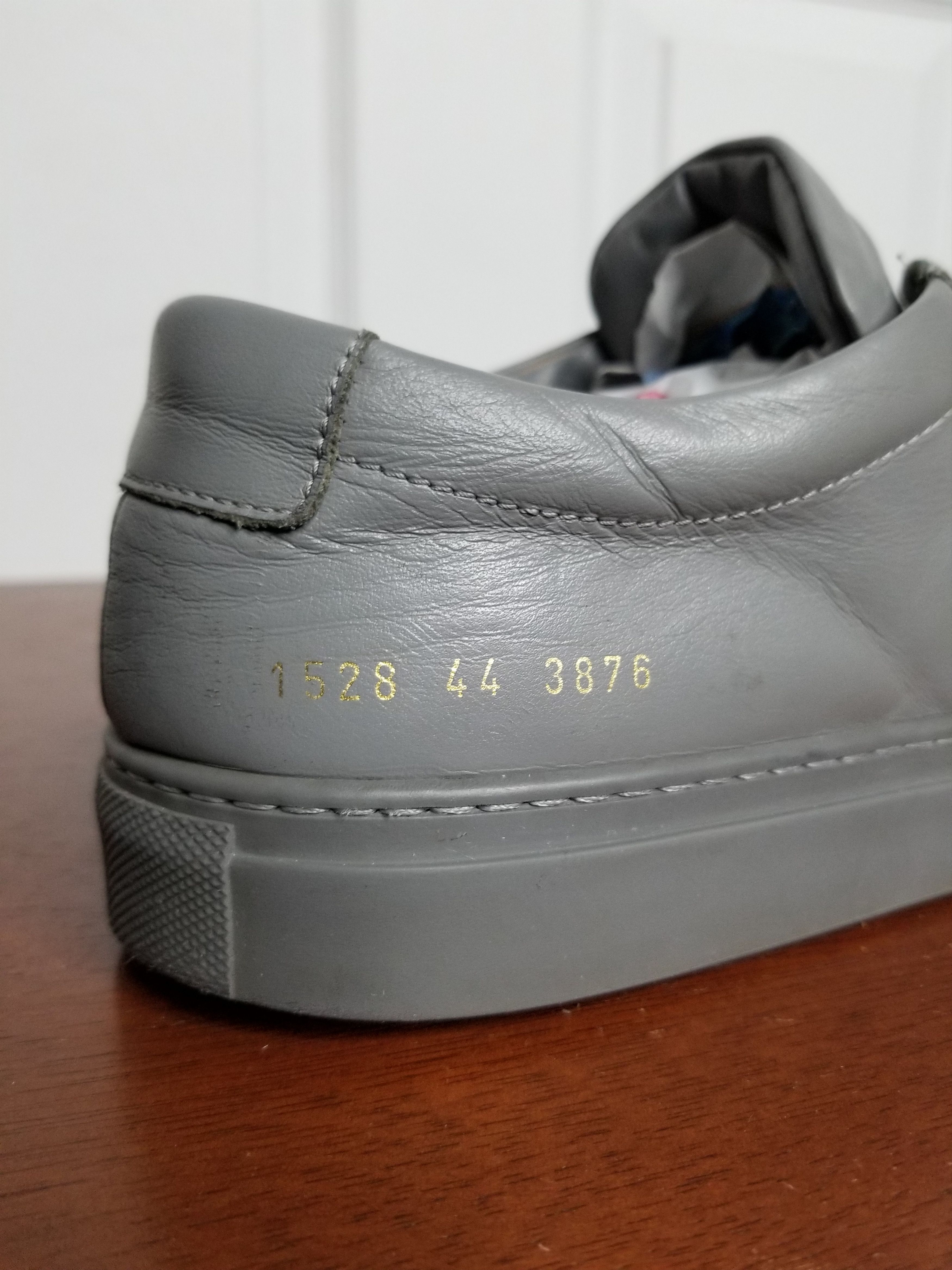 Common Projects Common Projects Achilles Low Lace Up Leather Sneakers Size US 11 / EU 44 - 9 Thumbnail