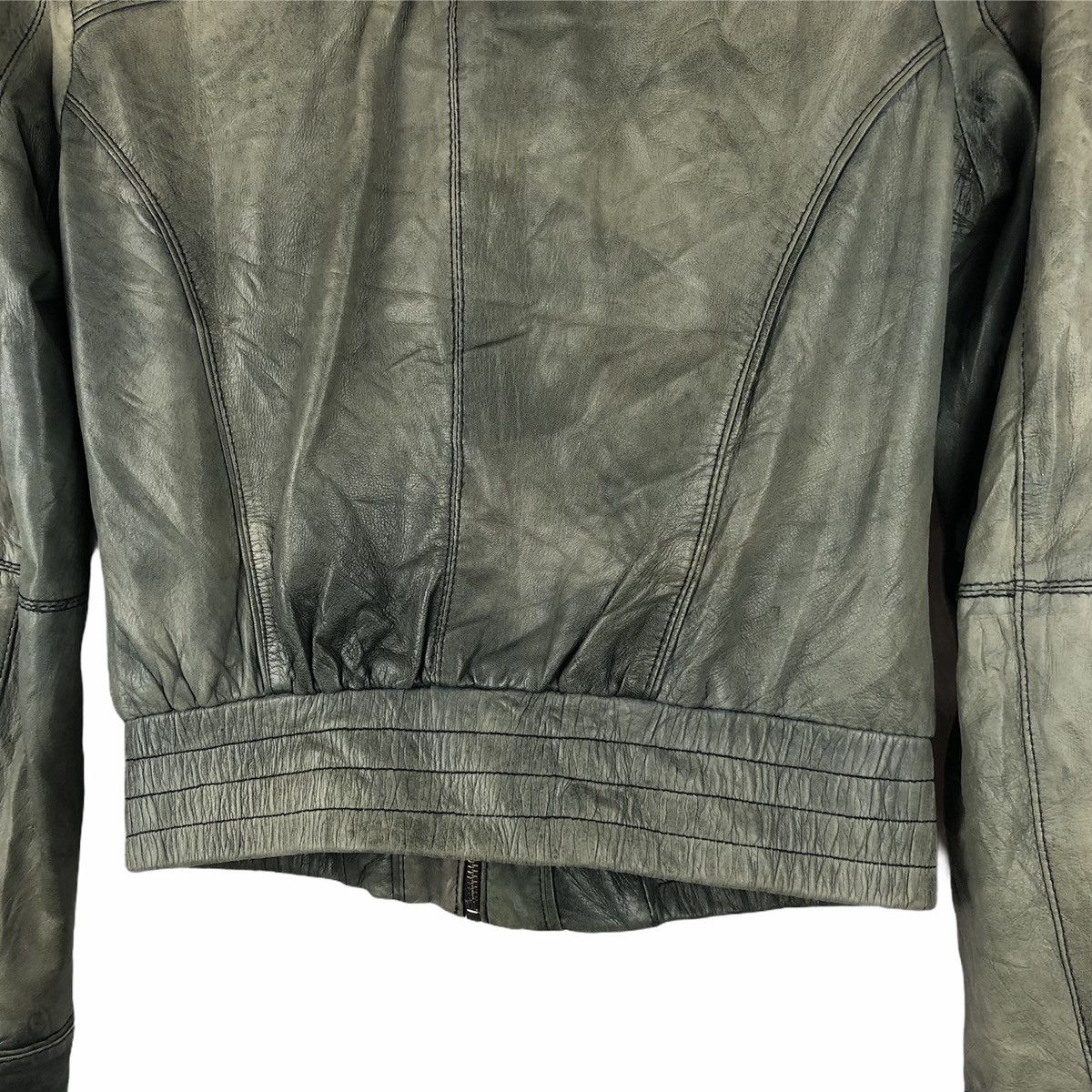 Genuine Leather × Ted Baker Ted Baker Leather Biker Jacket Size US XS / EU 42 / 0 - 6 Thumbnail