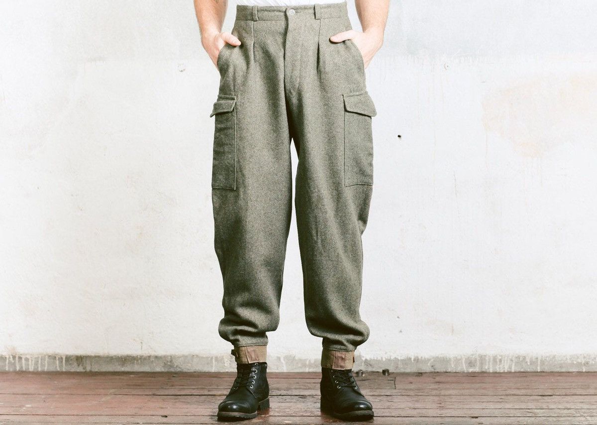 Vintage Vintage WWII 3 Crowns Swedish army wool pants Size US 38 / EU 54 - 1 Thumbnail