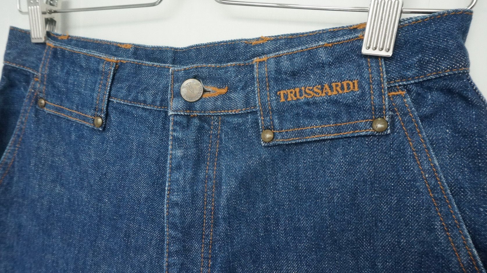 Other Vtg! TRUSSARDI Classic Late 80s High Waisted Women's Jeans Size US 28 / EU 44 - 4 Thumbnail
