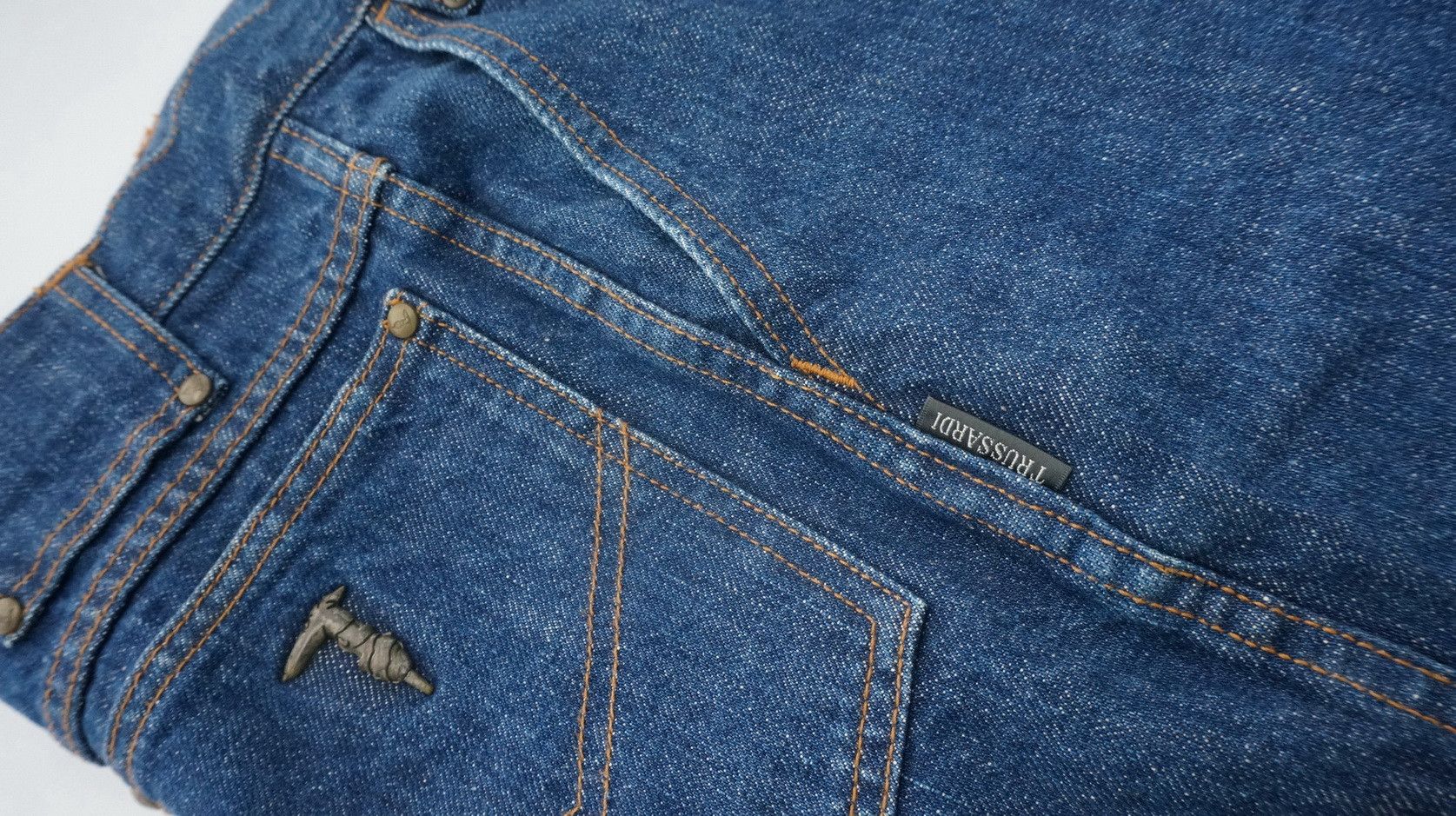 Other Vtg! TRUSSARDI Classic Late 80s High Waisted Women's Jeans Size US 28 / EU 44 - 11 Thumbnail